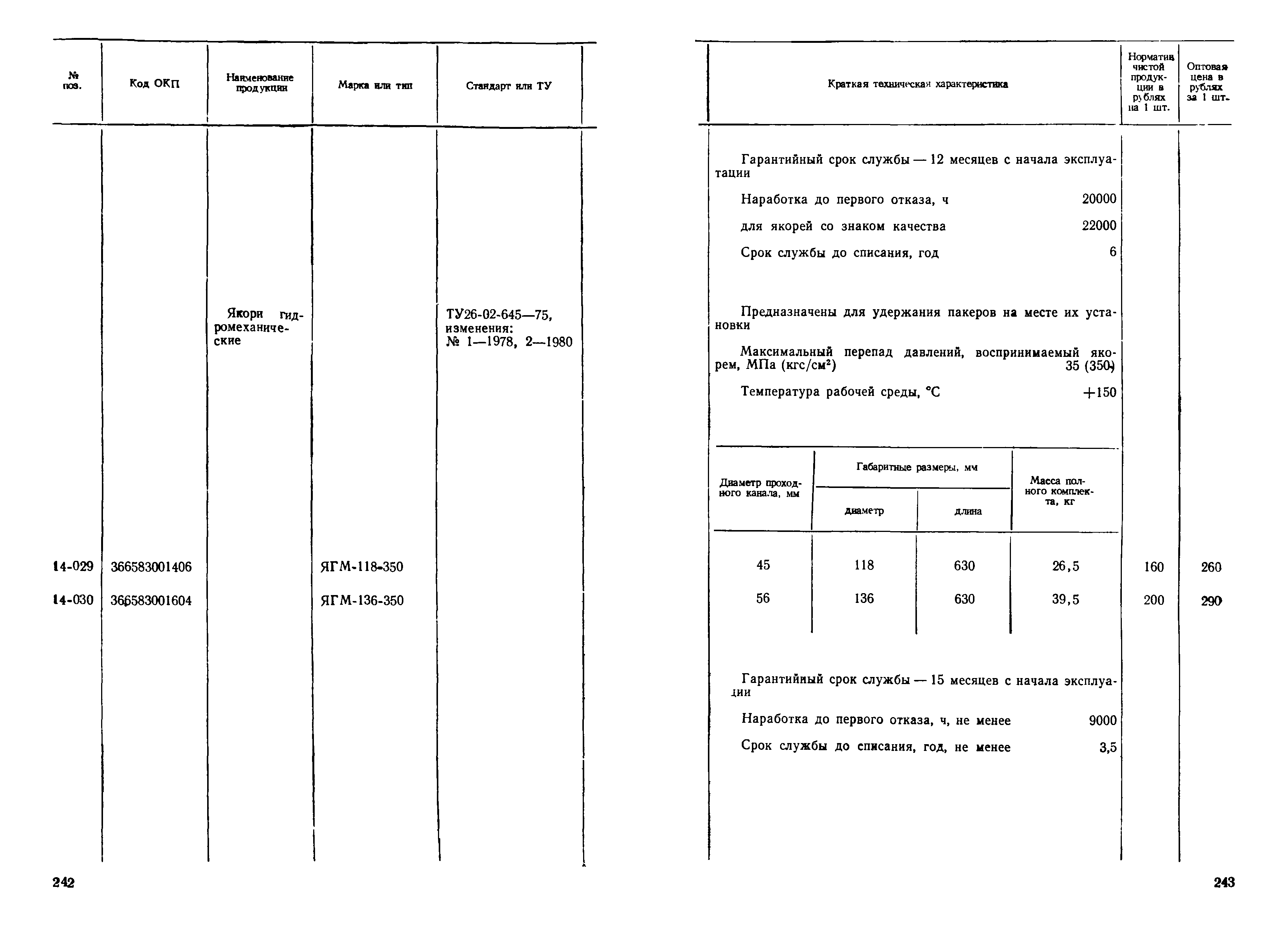 Прейскурант 19-03