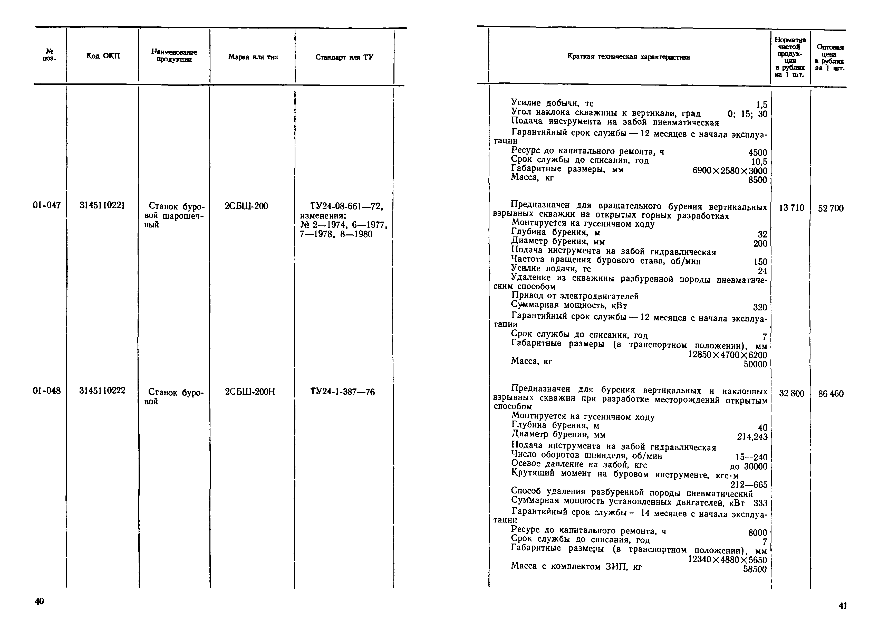 Прейскурант 19-03