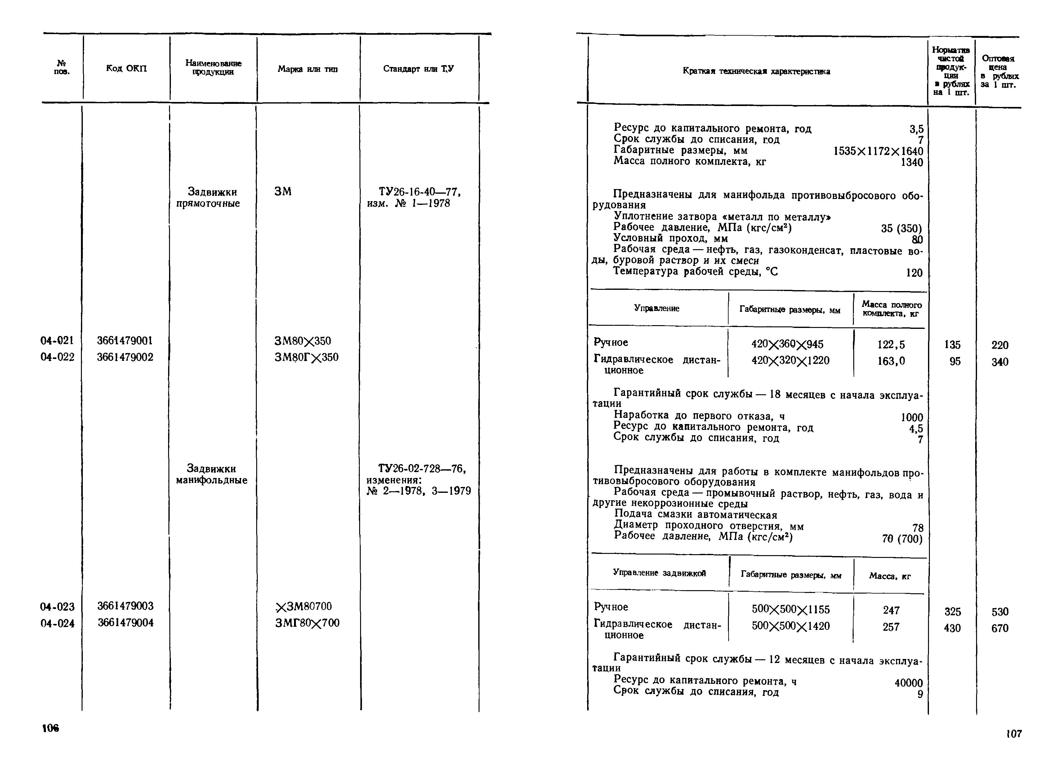 Прейскурант 19-03