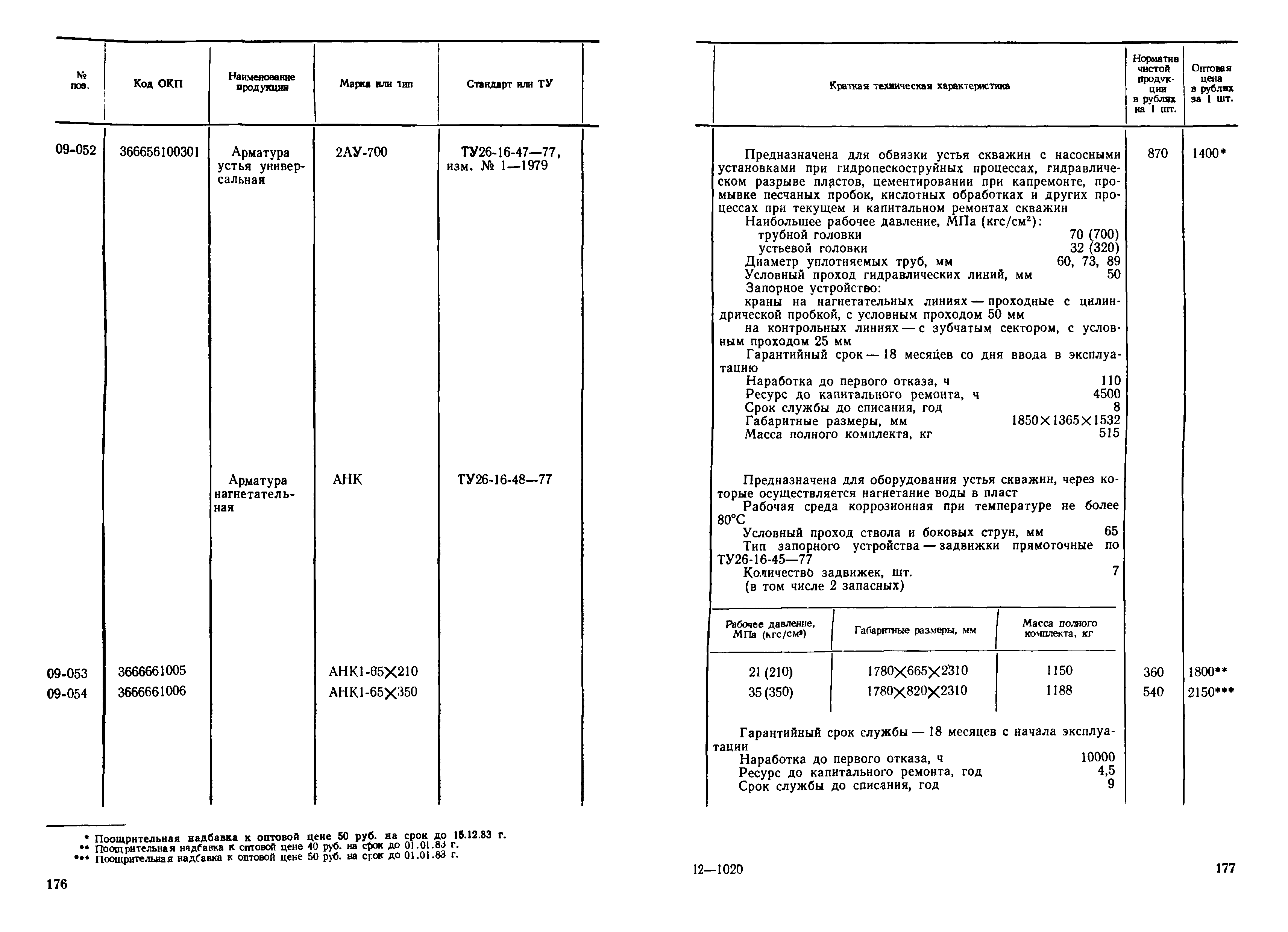 Прейскурант 19-03