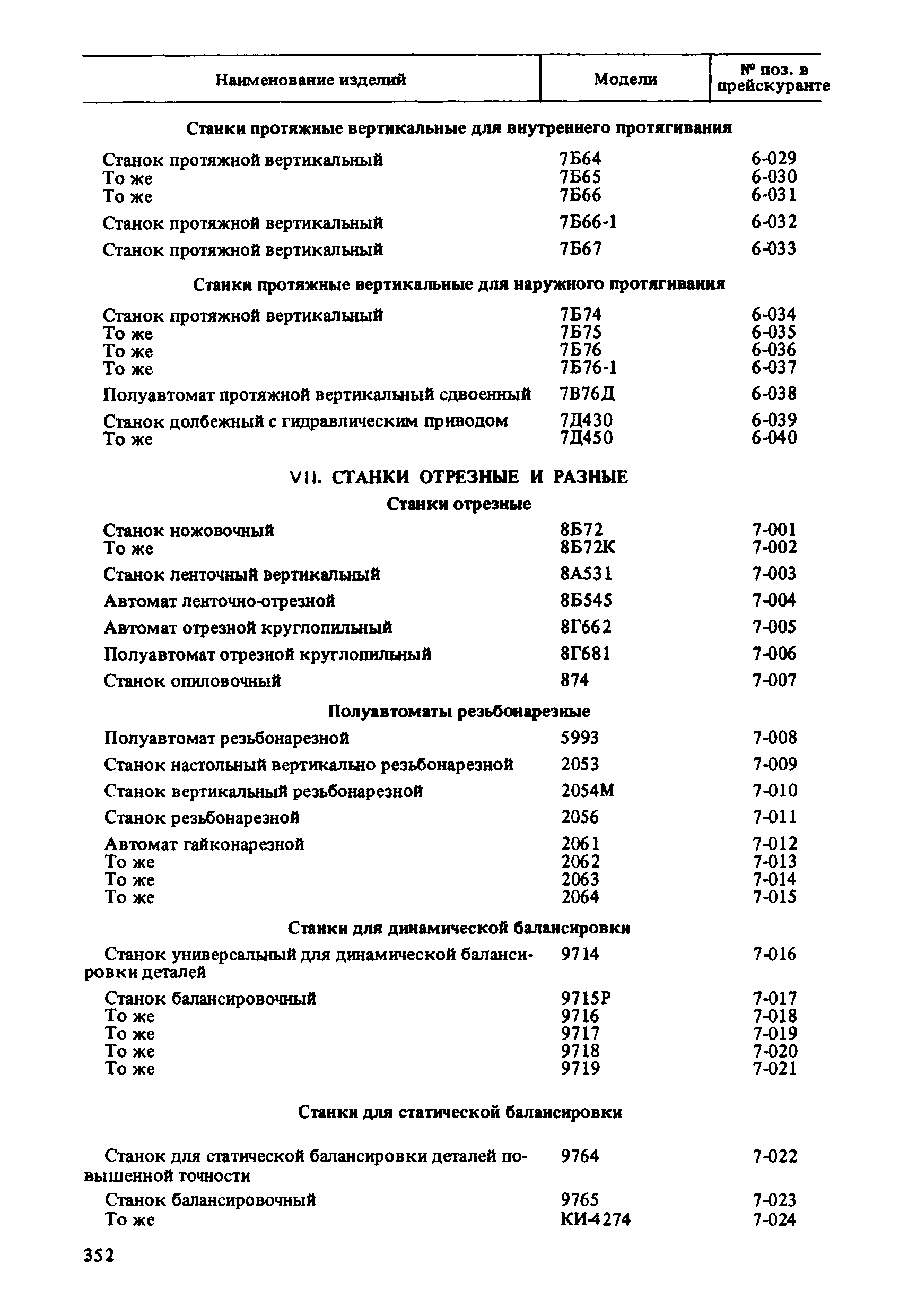 Прейскурант 18-01