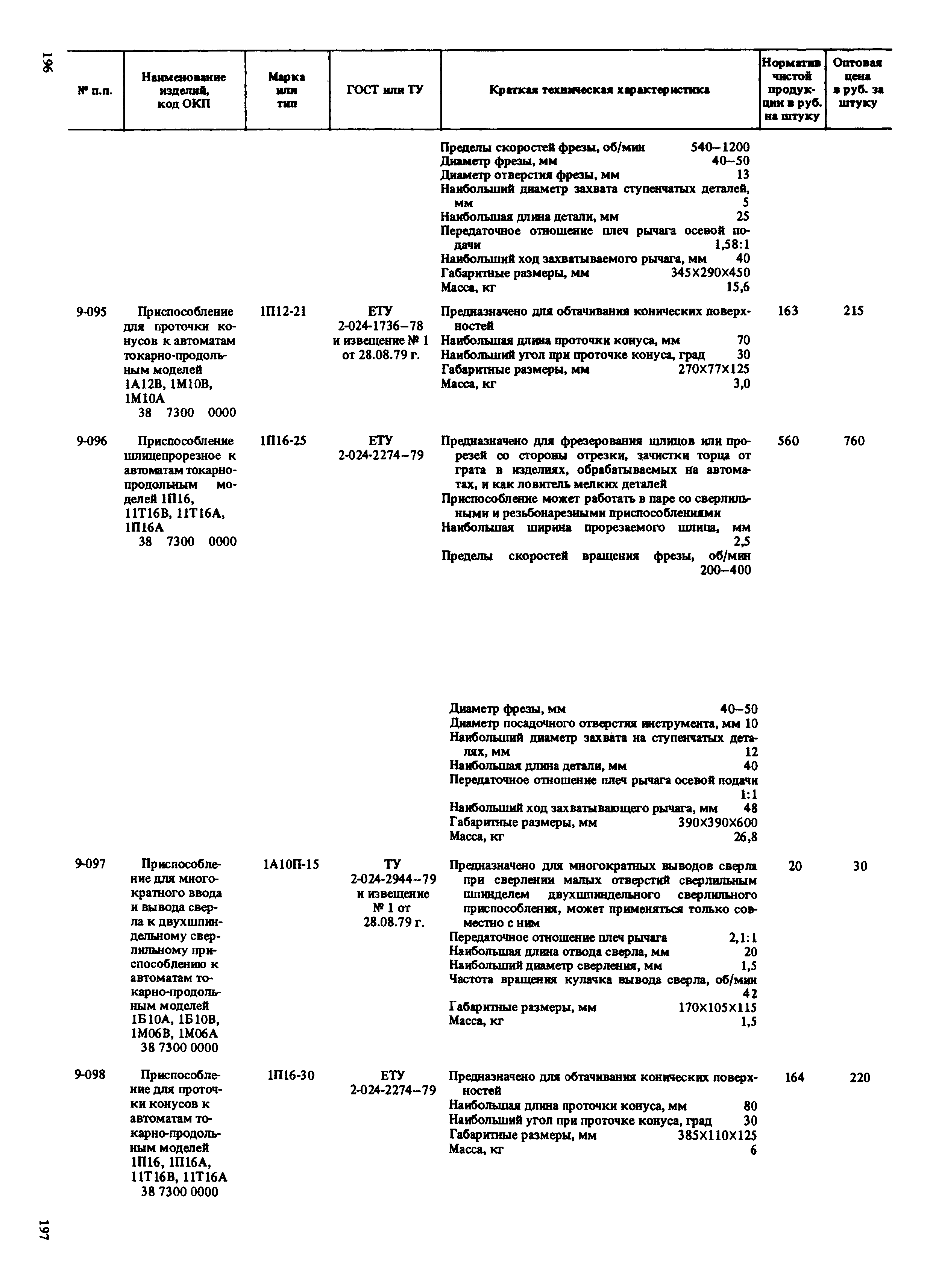 Прейскурант 18-01