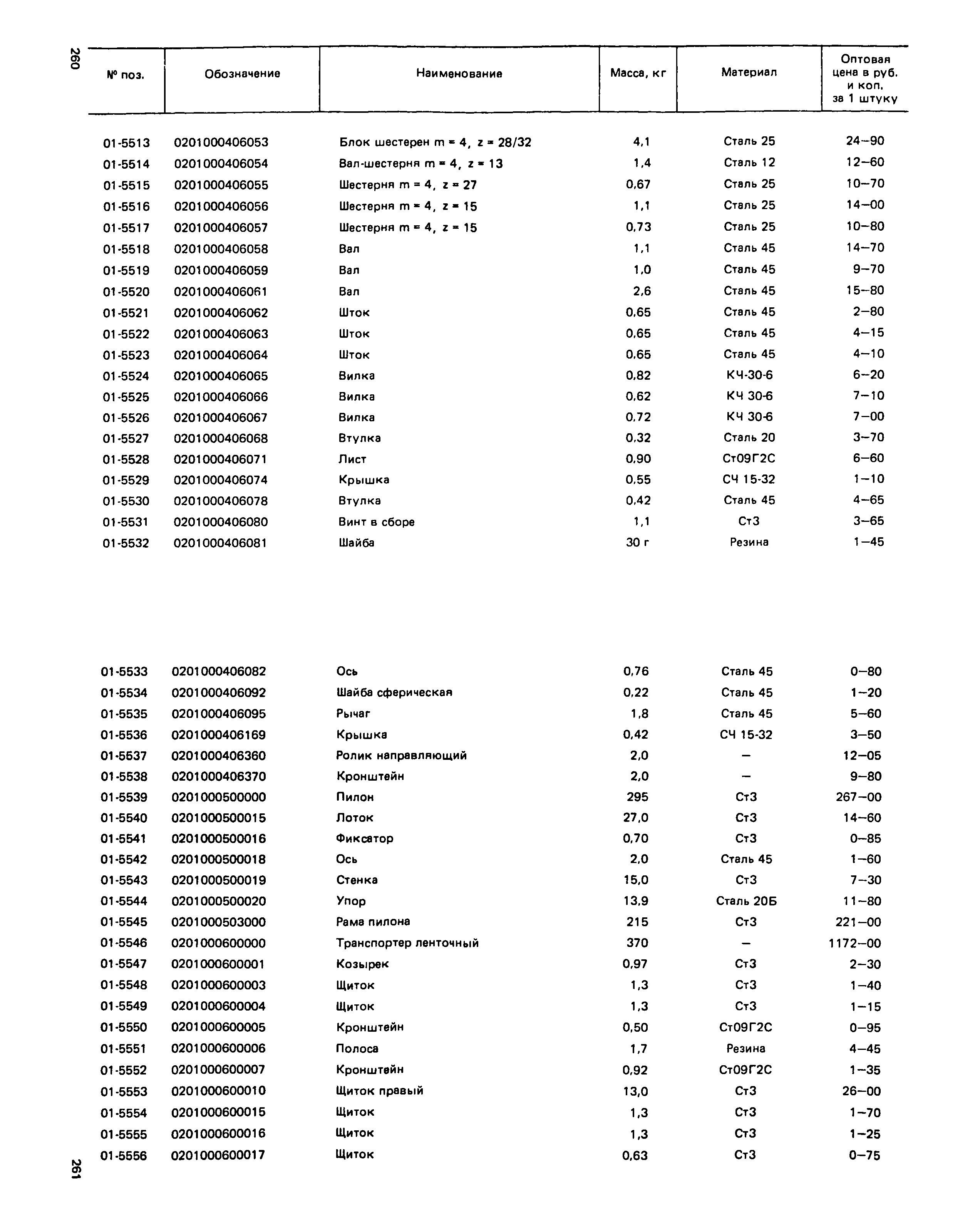 Прейскурант 27-01-49