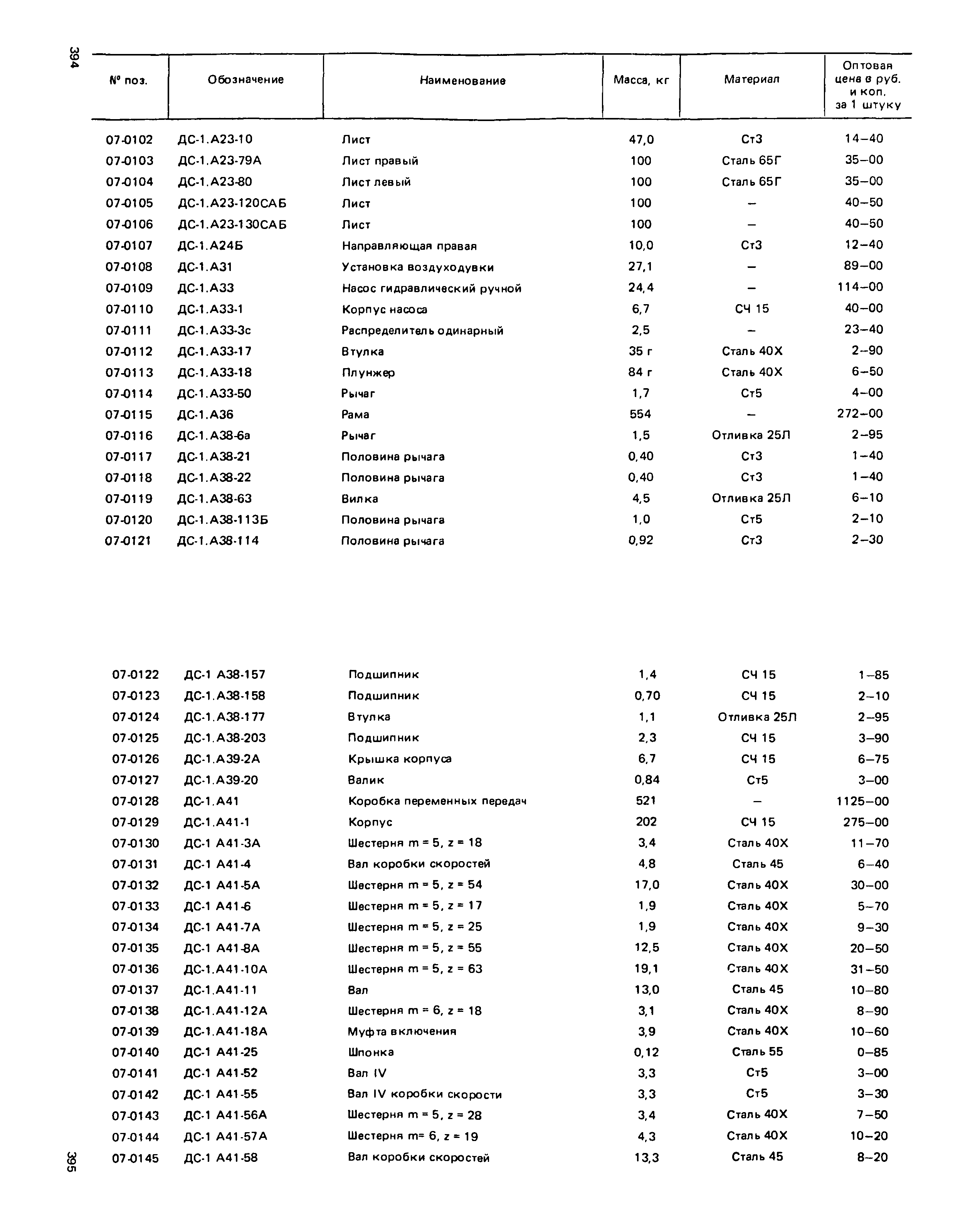 Прейскурант 27-01-49