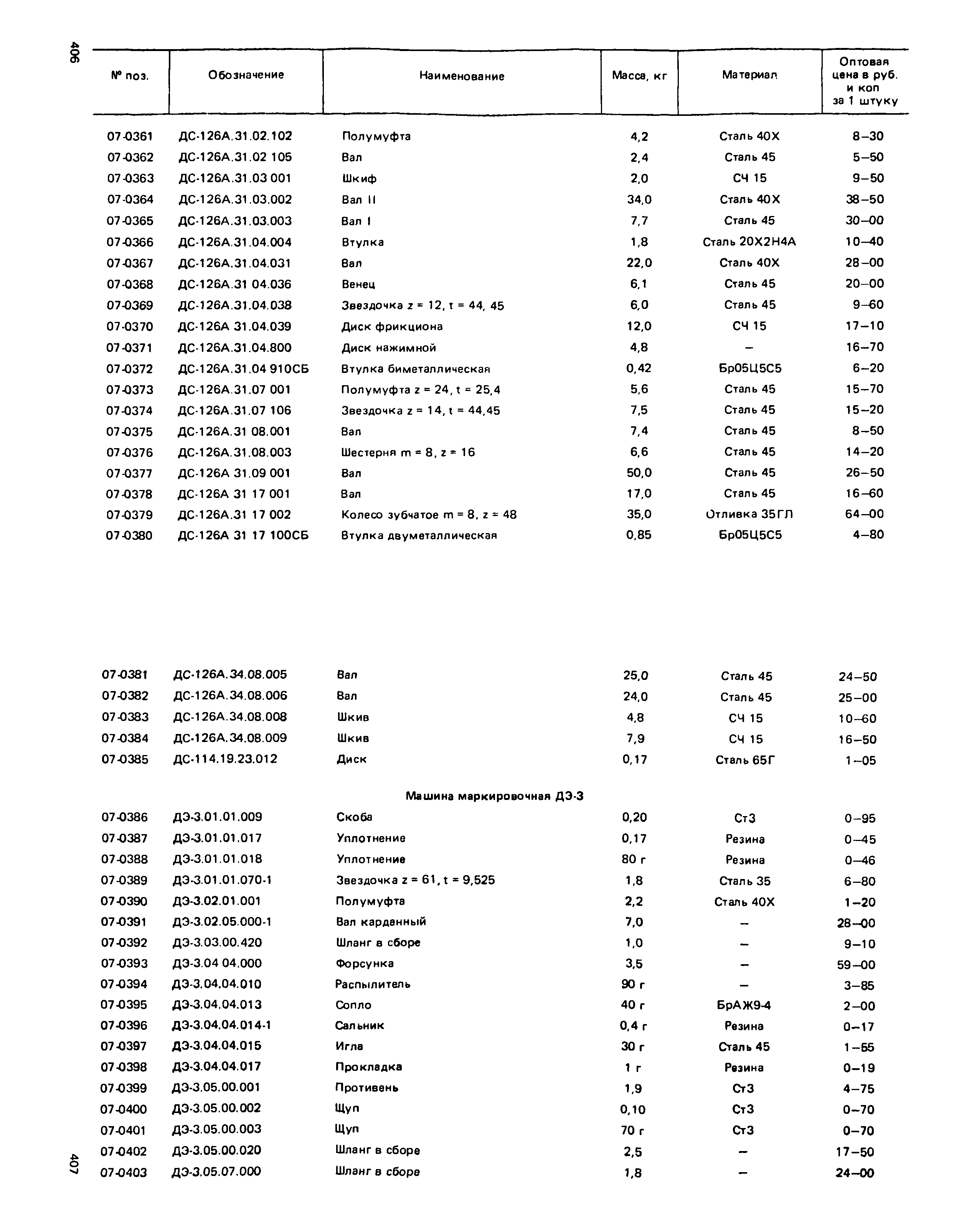 Прейскурант 27-01-49