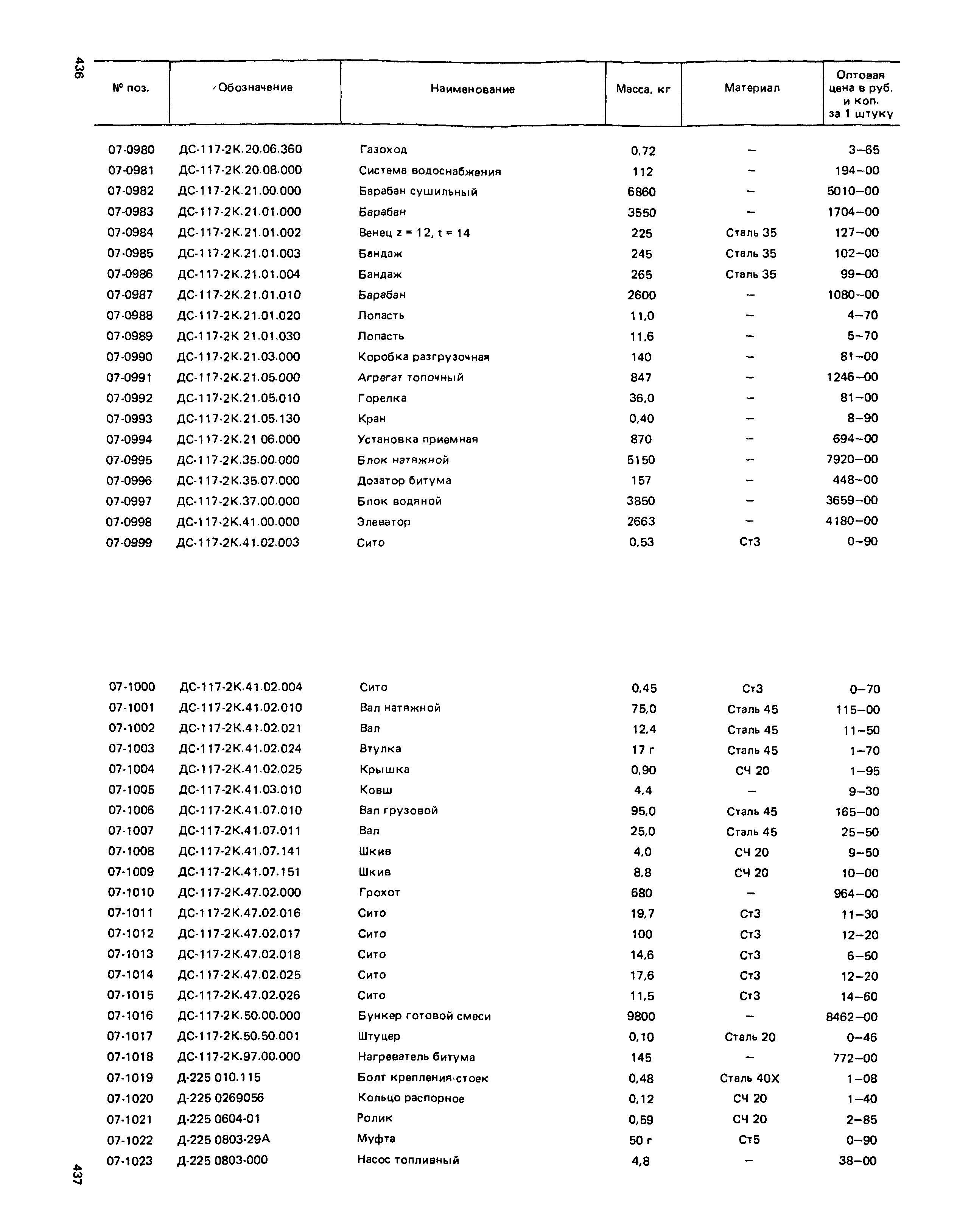 Прейскурант 27-01-49