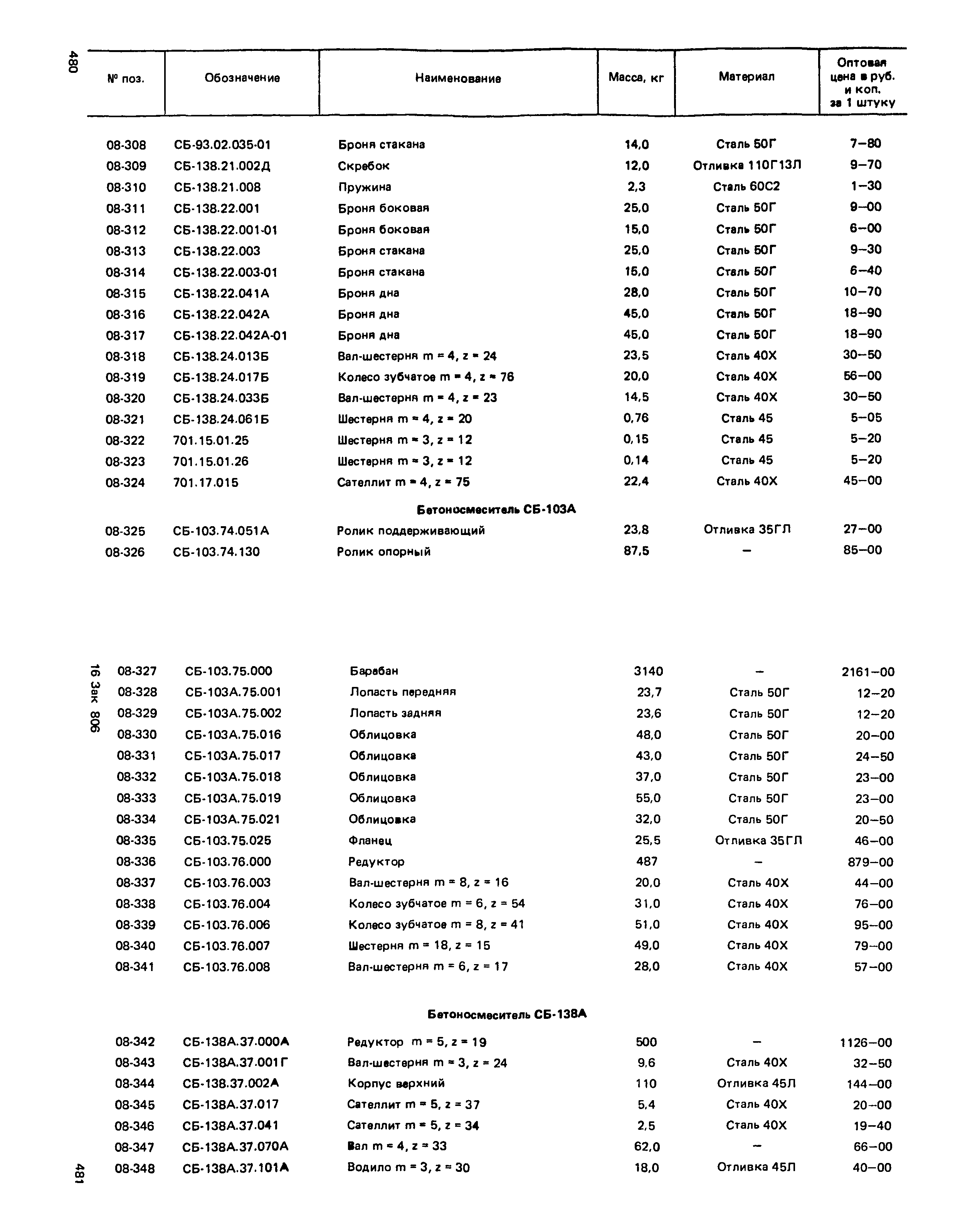 Прейскурант 27-01-49