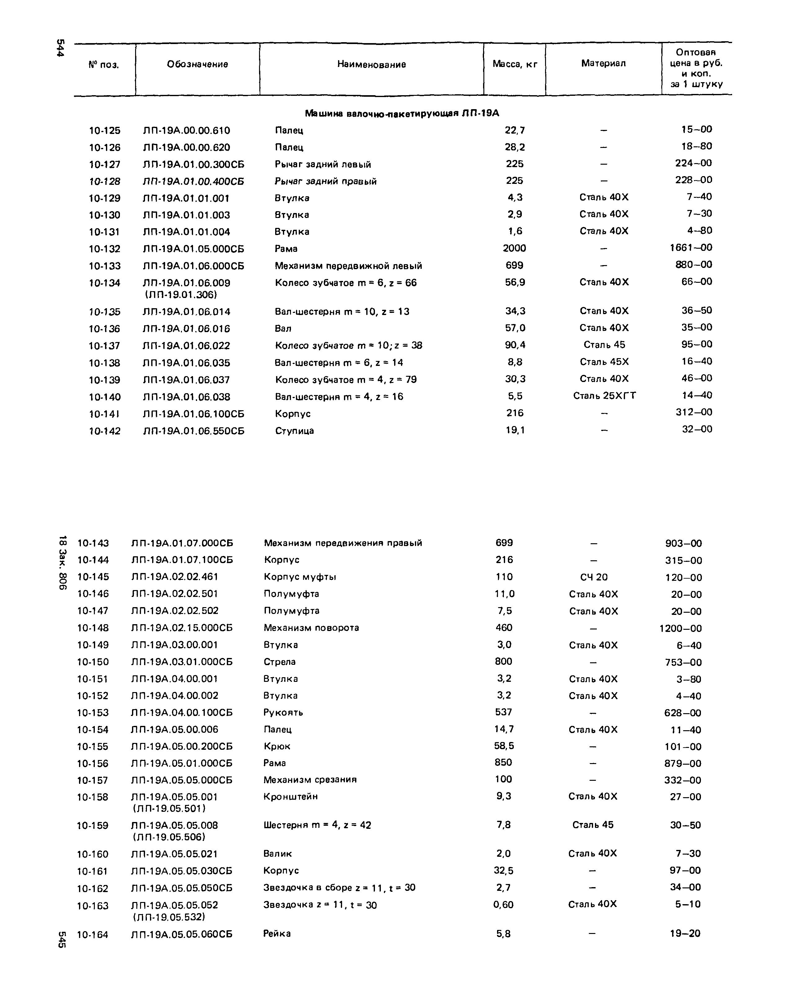 Прейскурант 27-01-49