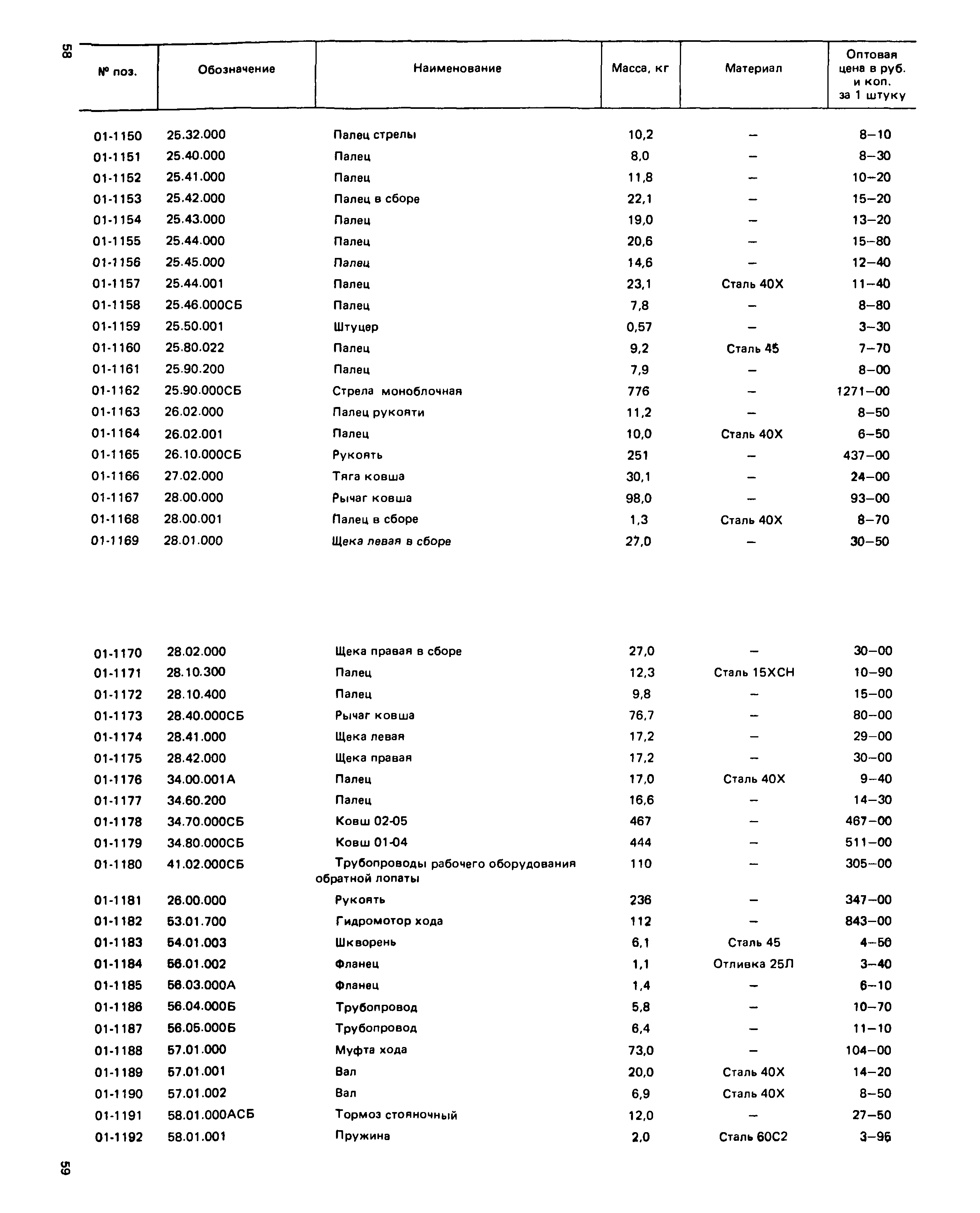 Прейскурант 27-01-49