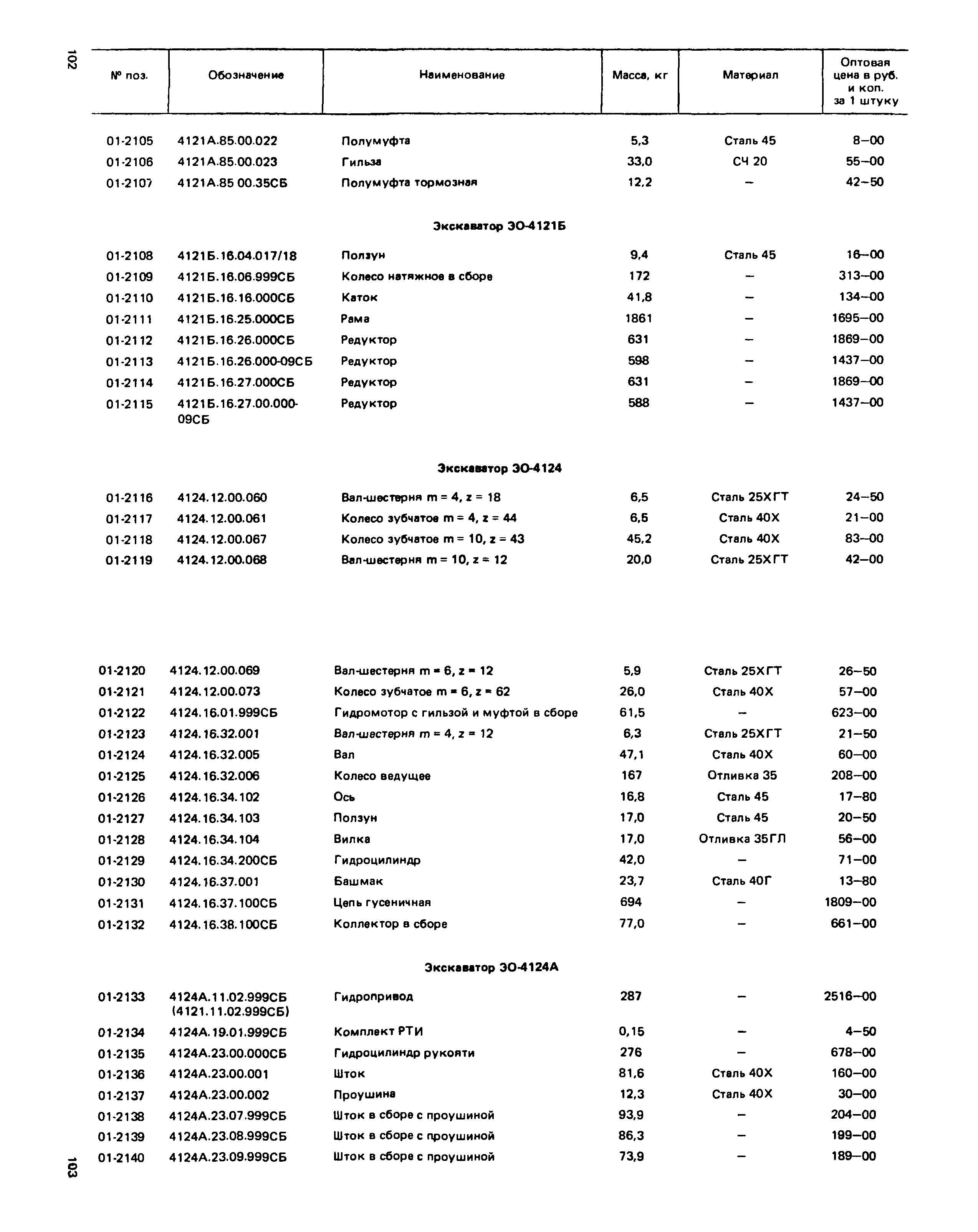 Прейскурант 27-01-49