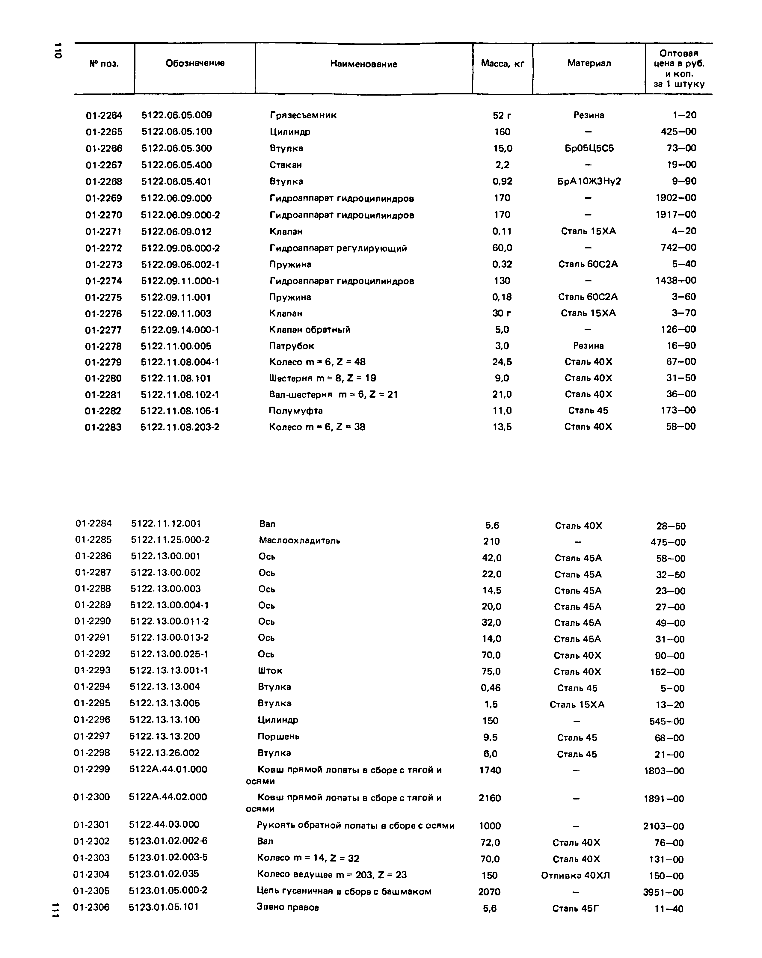 Прейскурант 27-01-49