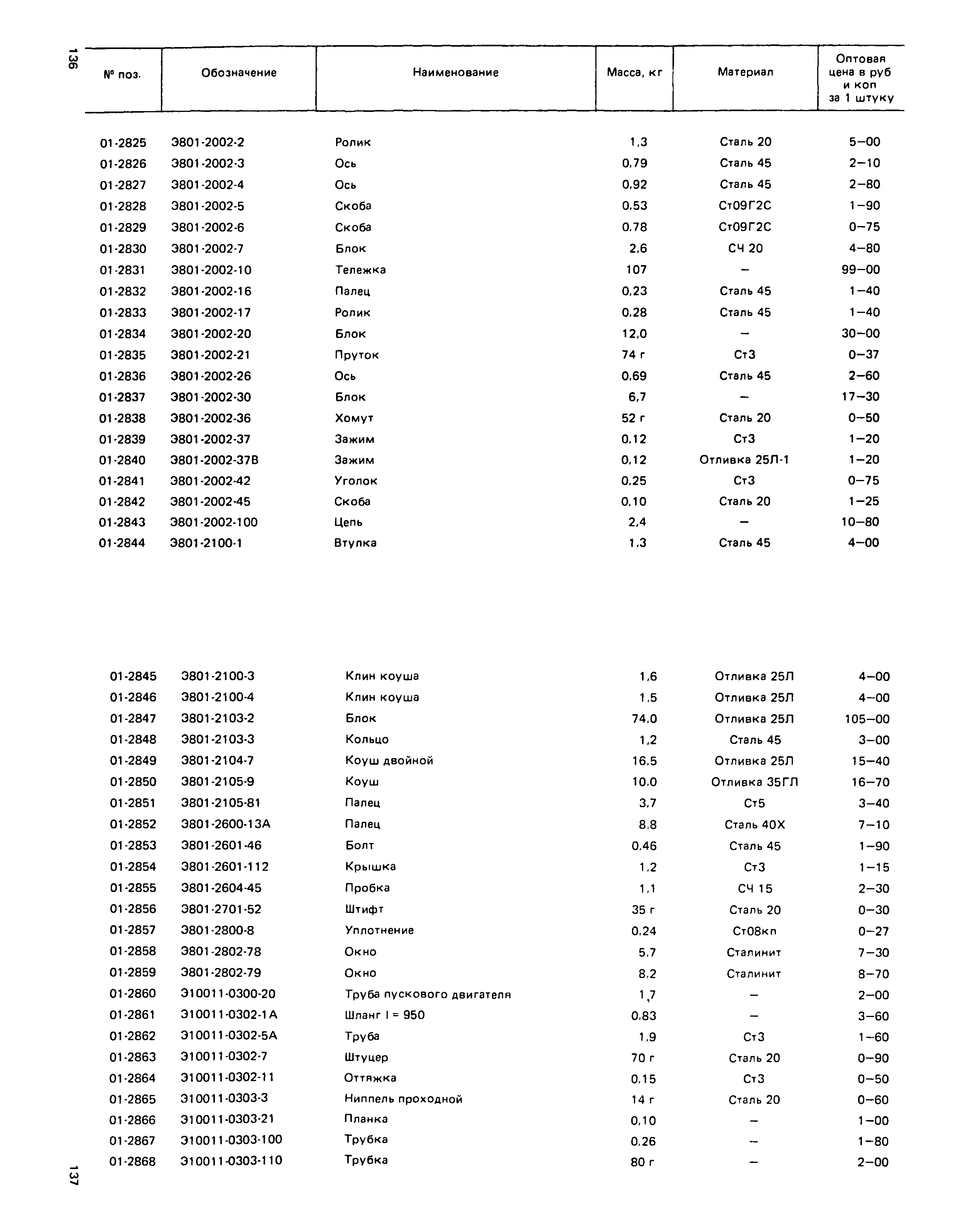 Прейскурант 27-01-49