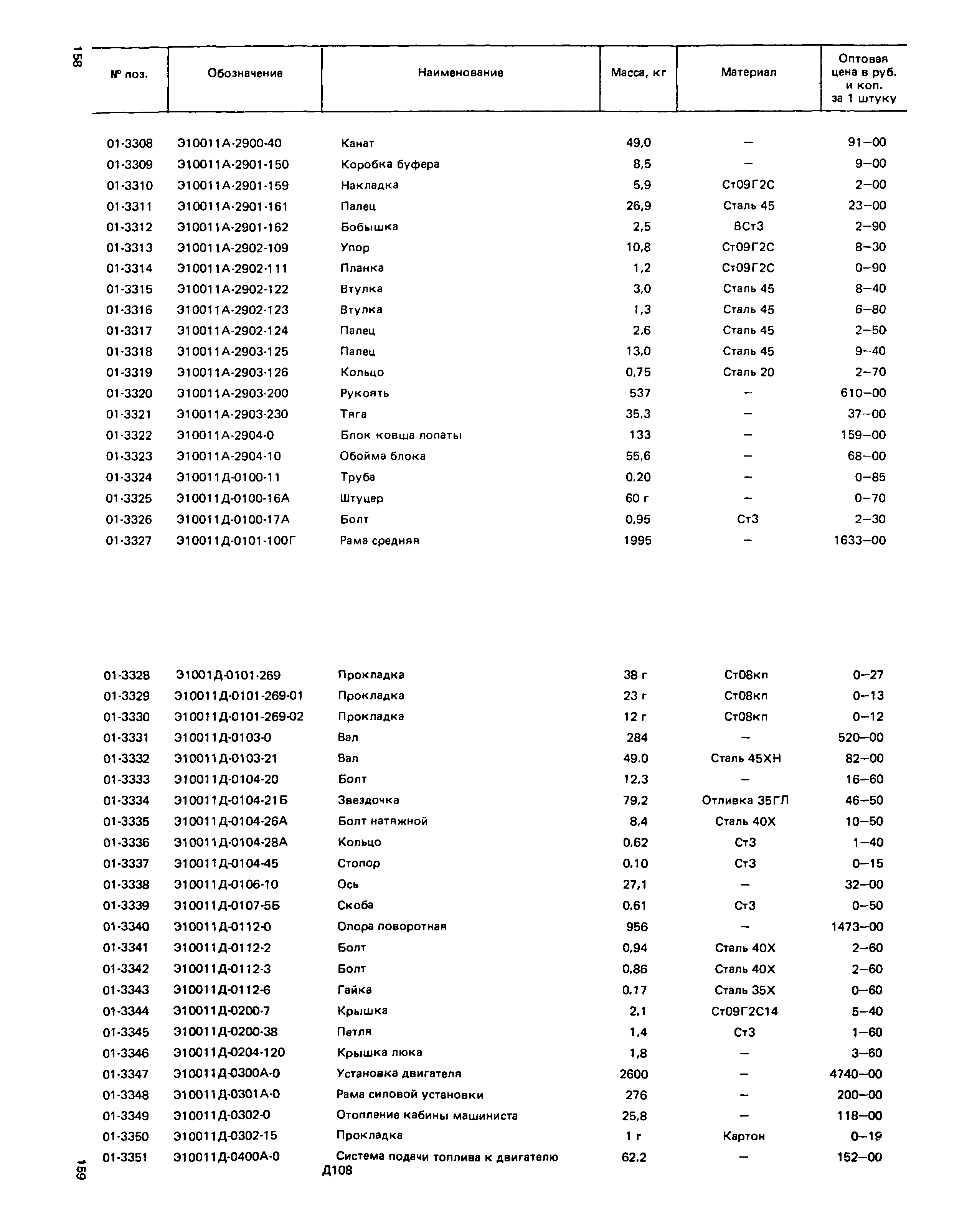 Прейскурант 27-01-49