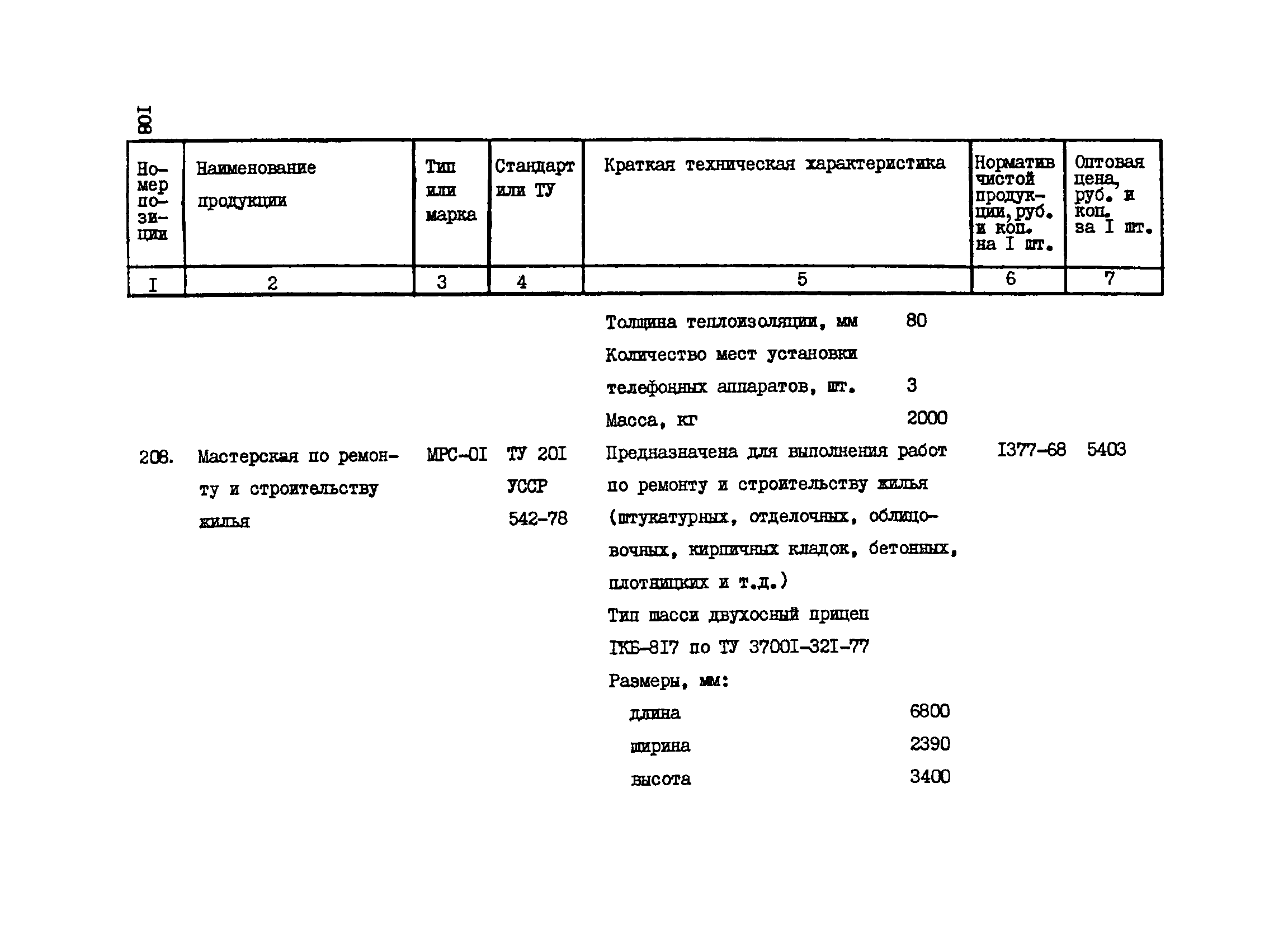 Прейскурант 24-18-44