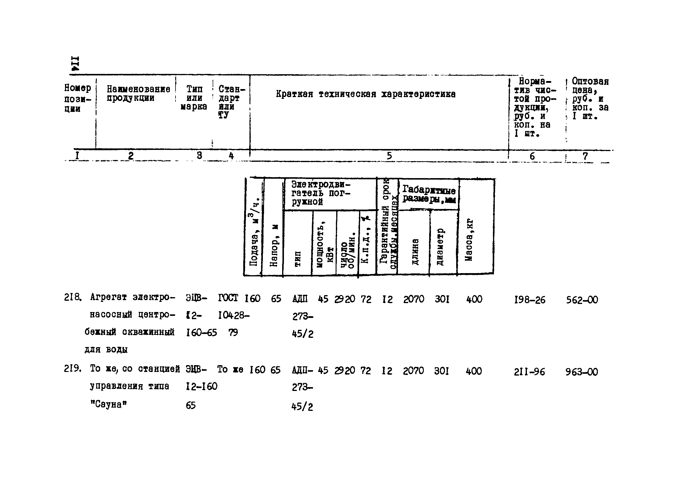 Прейскурант 24-18-44