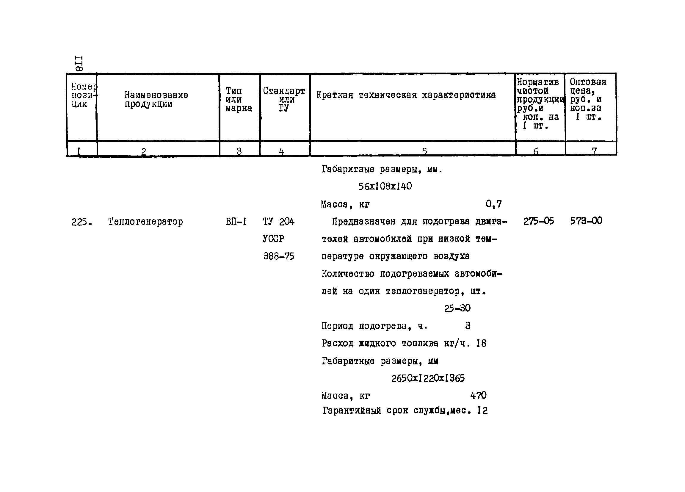 Прейскурант 24-18-44