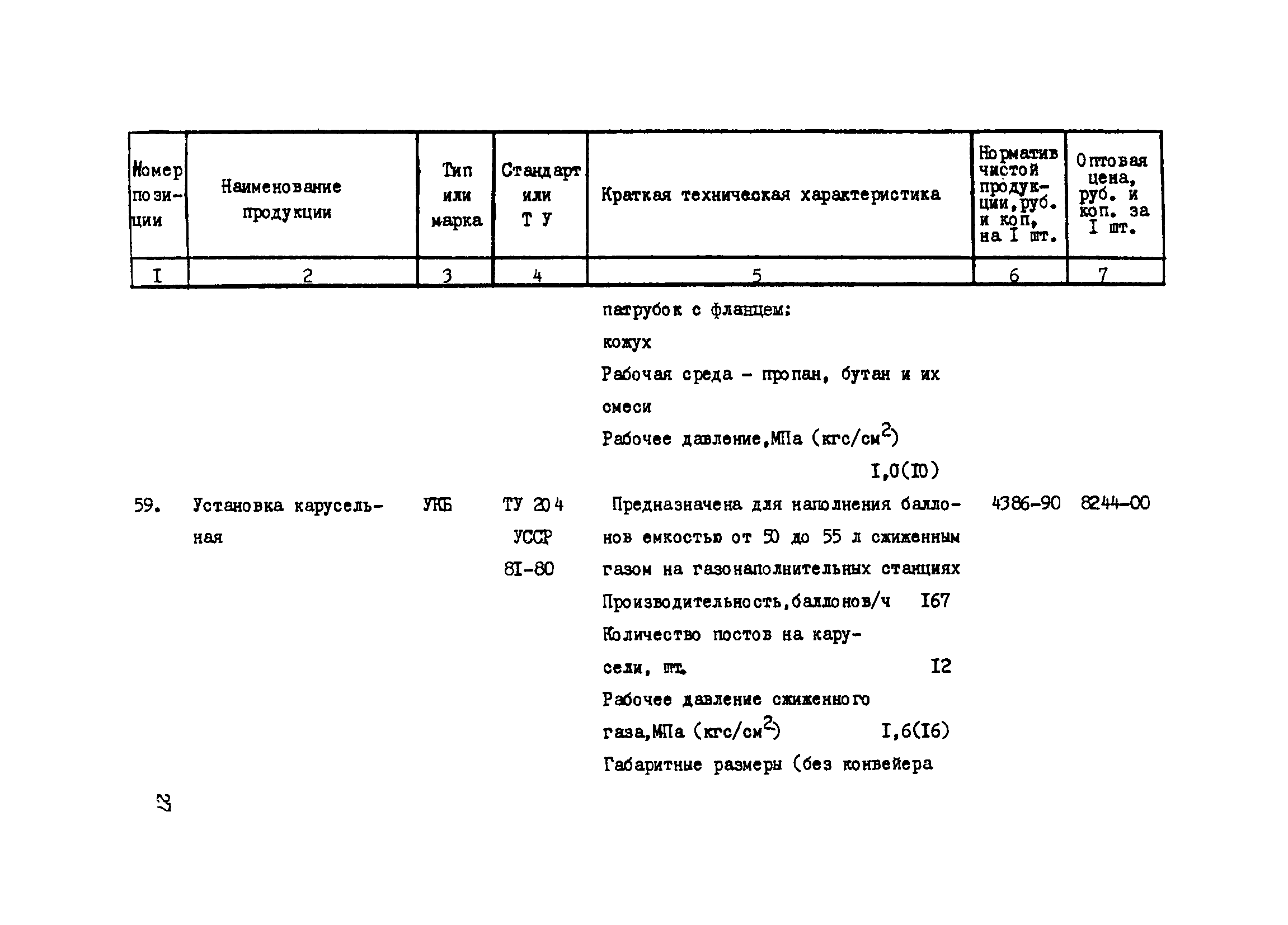 Прейскурант 24-18-44