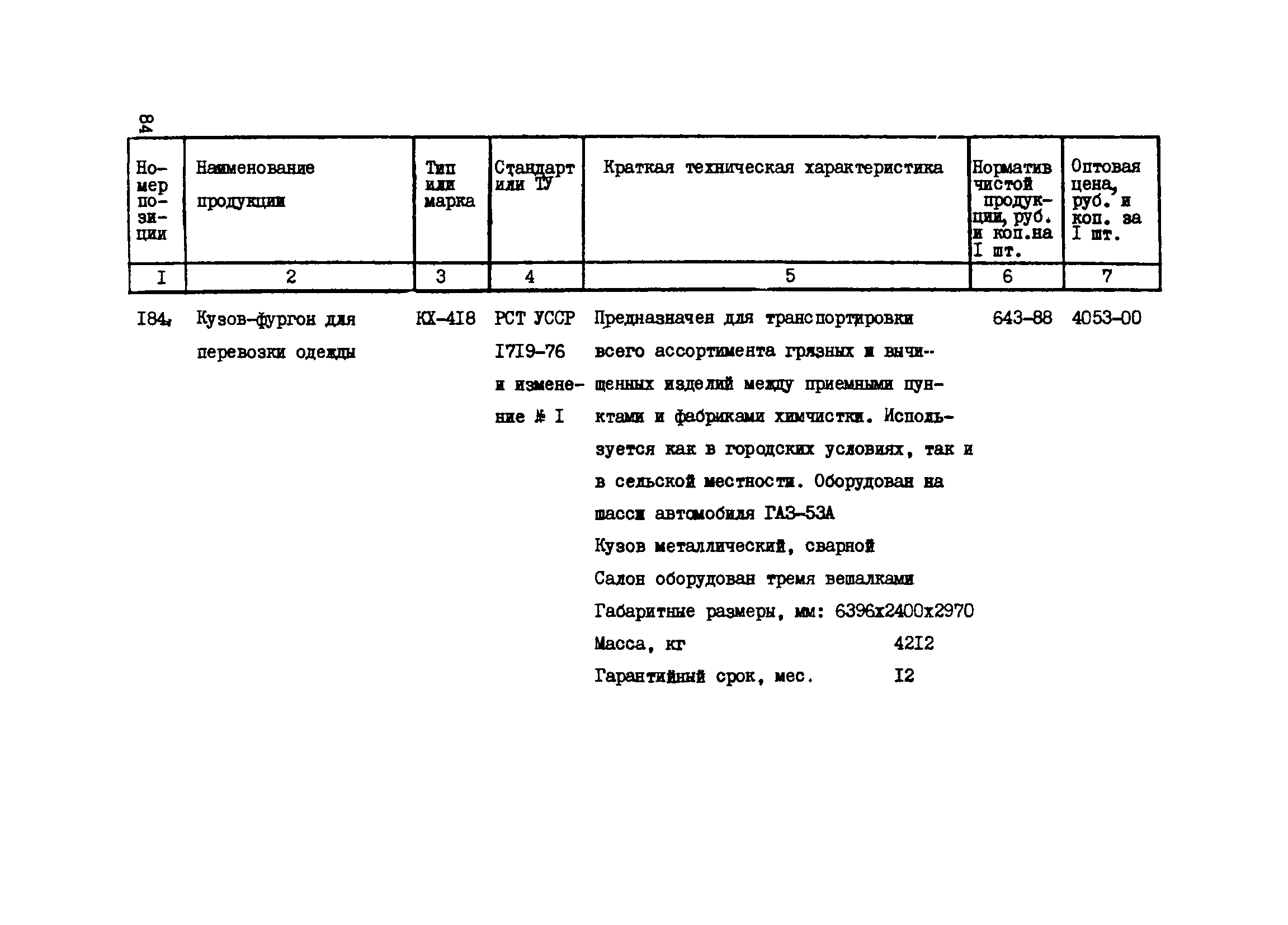 Прейскурант 24-18-44