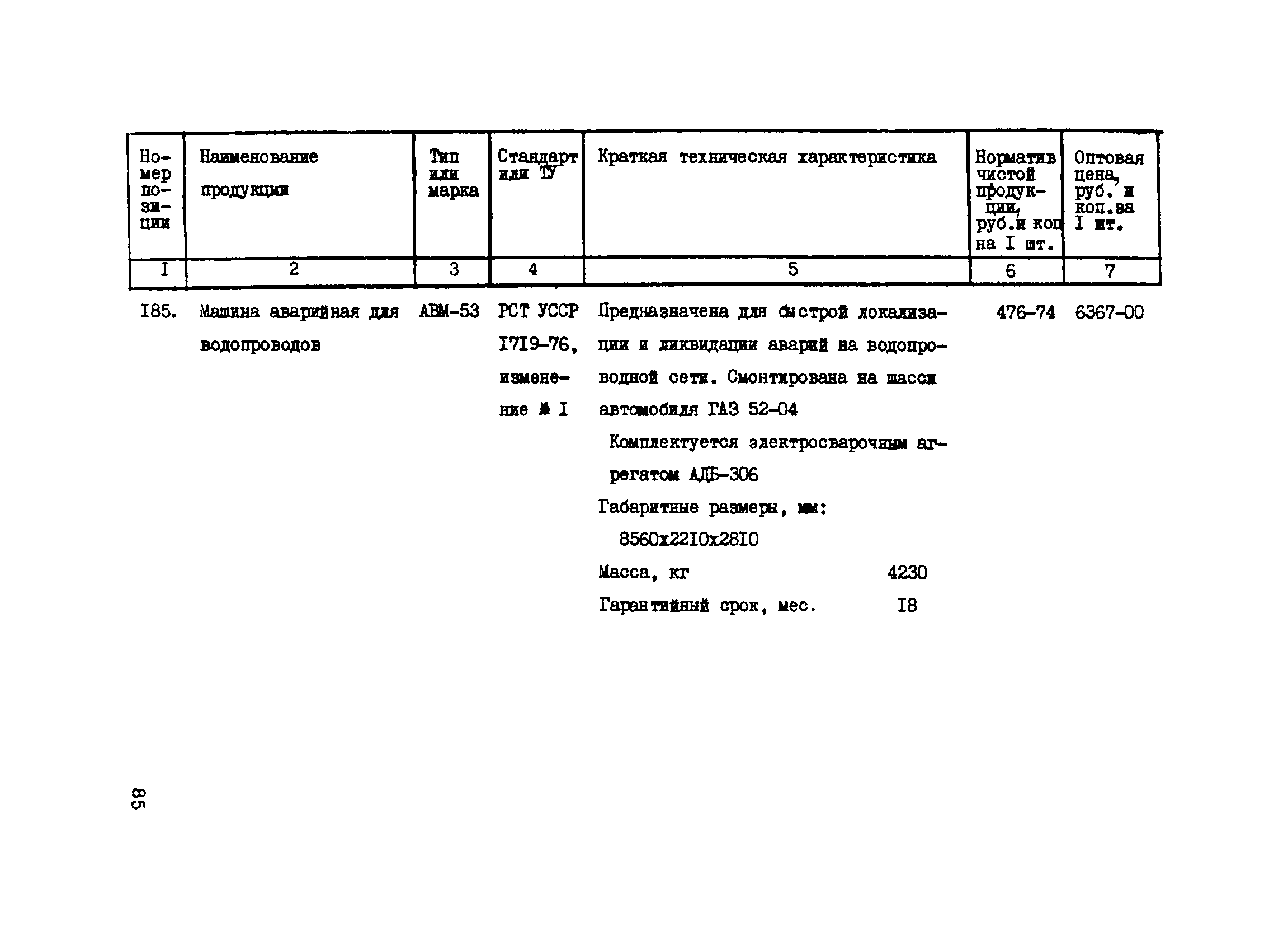 Прейскурант 24-18-44