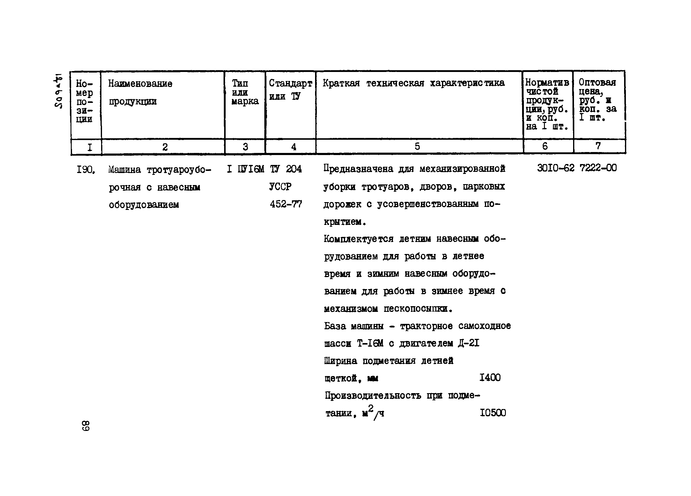 Прейскурант 24-18-44