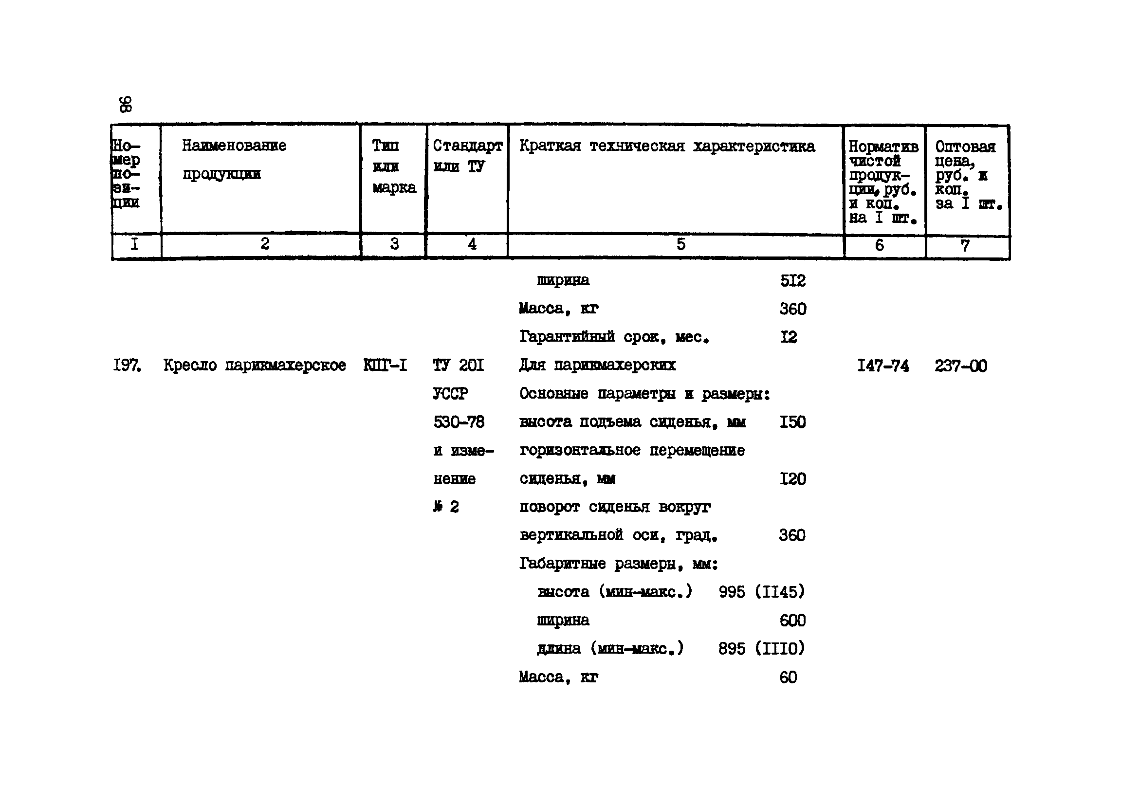 Прейскурант 24-18-44