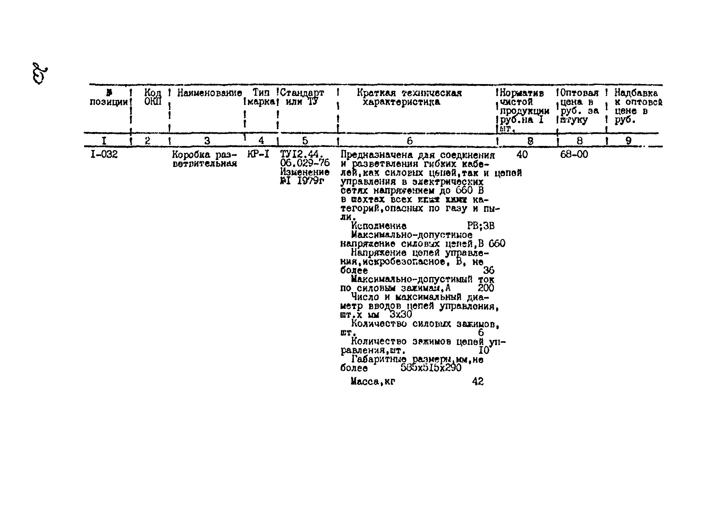 Прейскурант 24-18-44