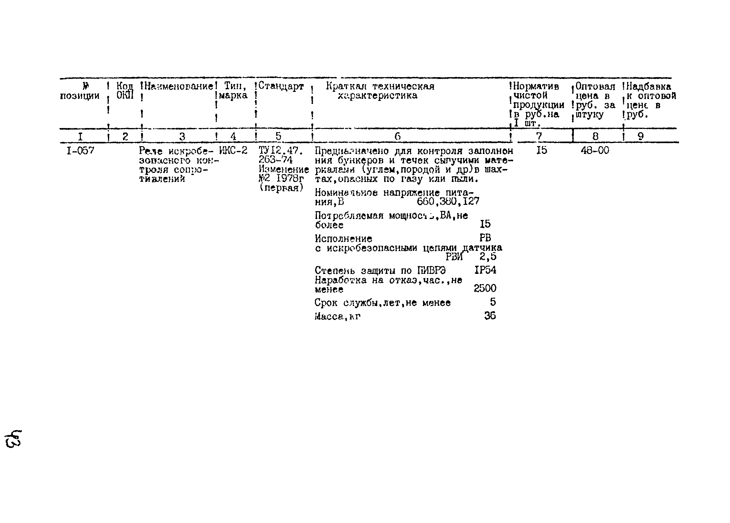 Прейскурант 24-18-44