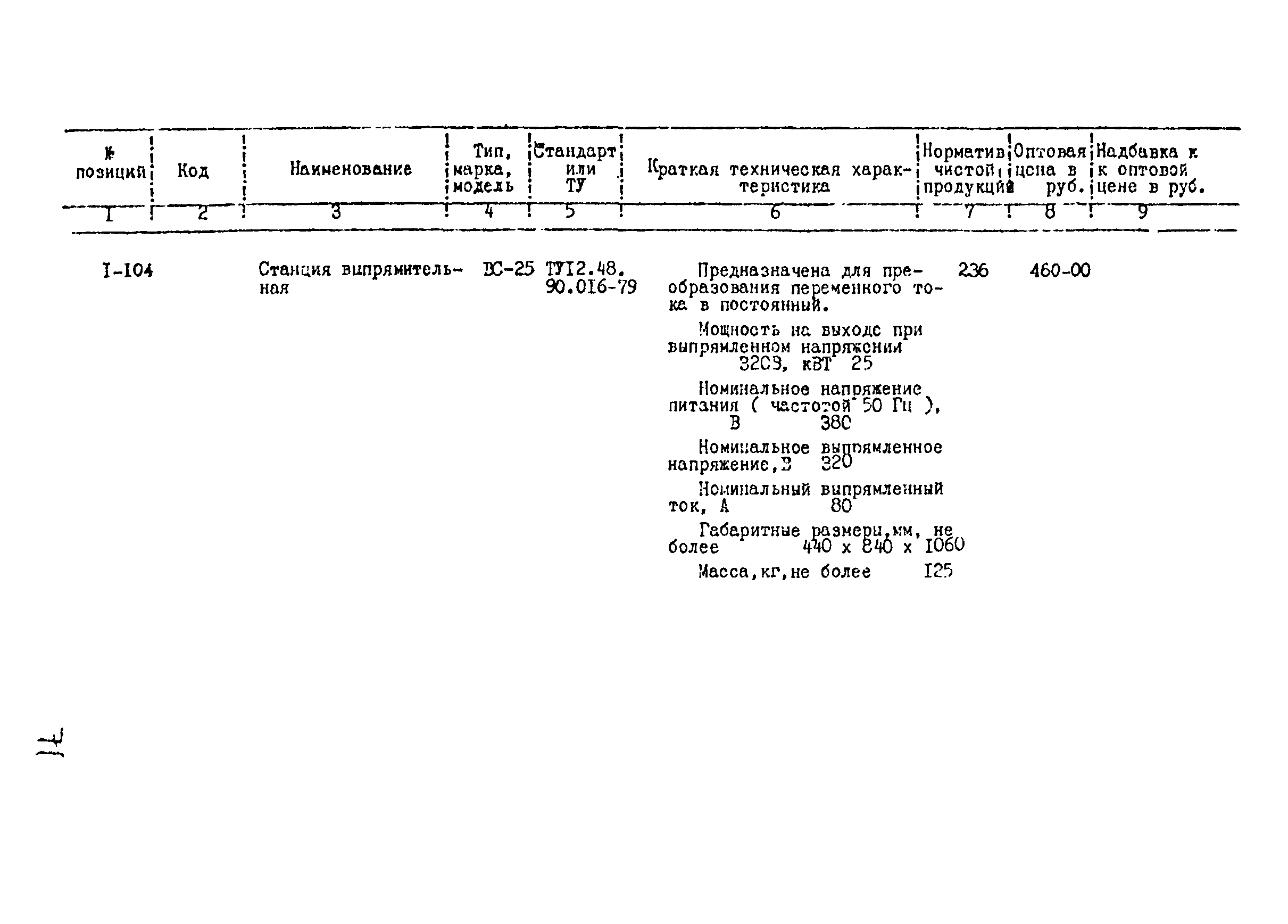 Прейскурант 24-18-44