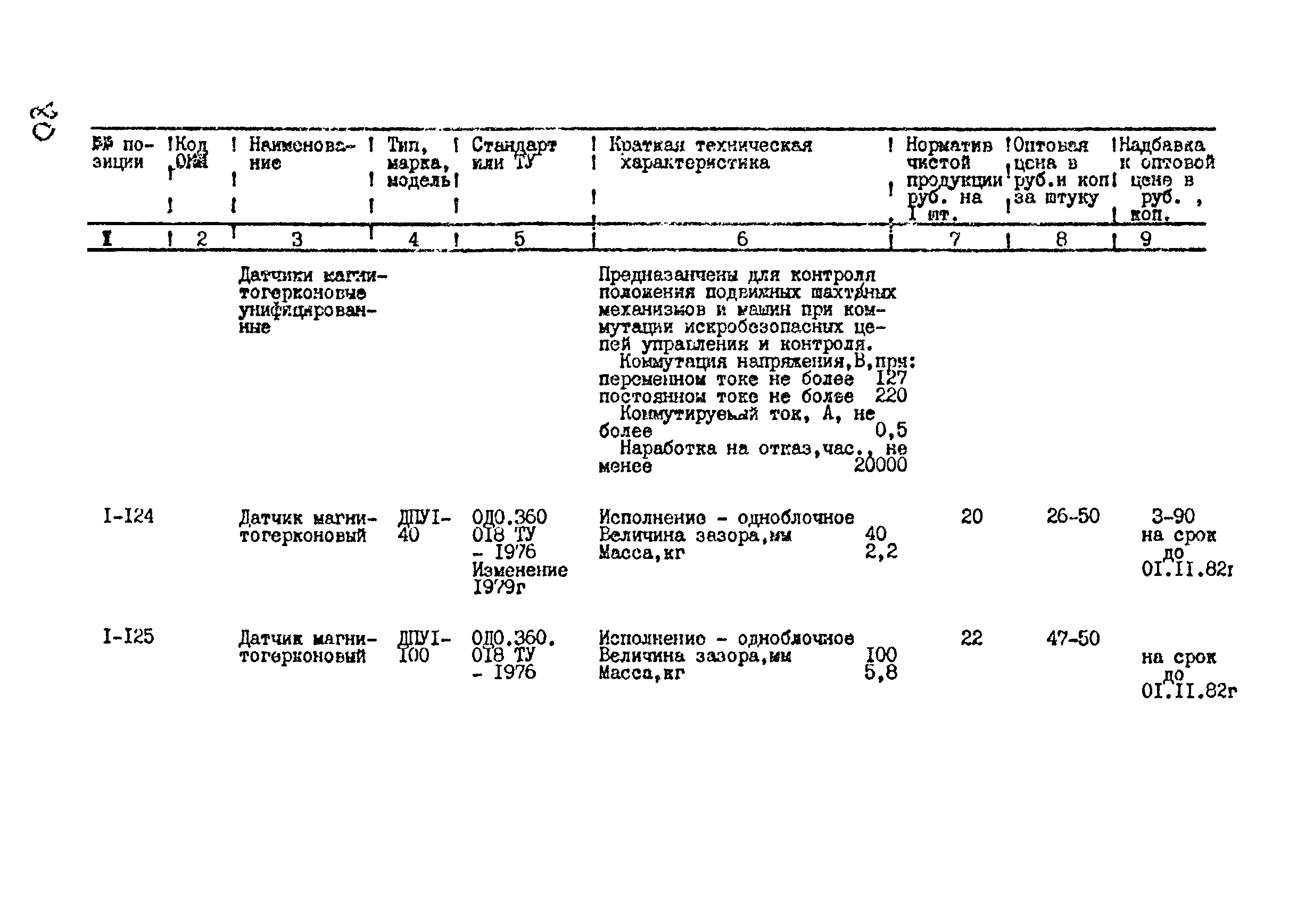 Прейскурант 24-18-44