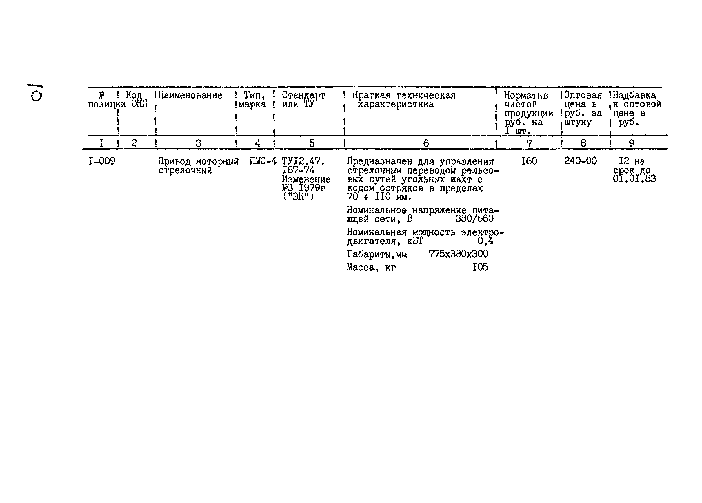 Прейскурант 24-18-44