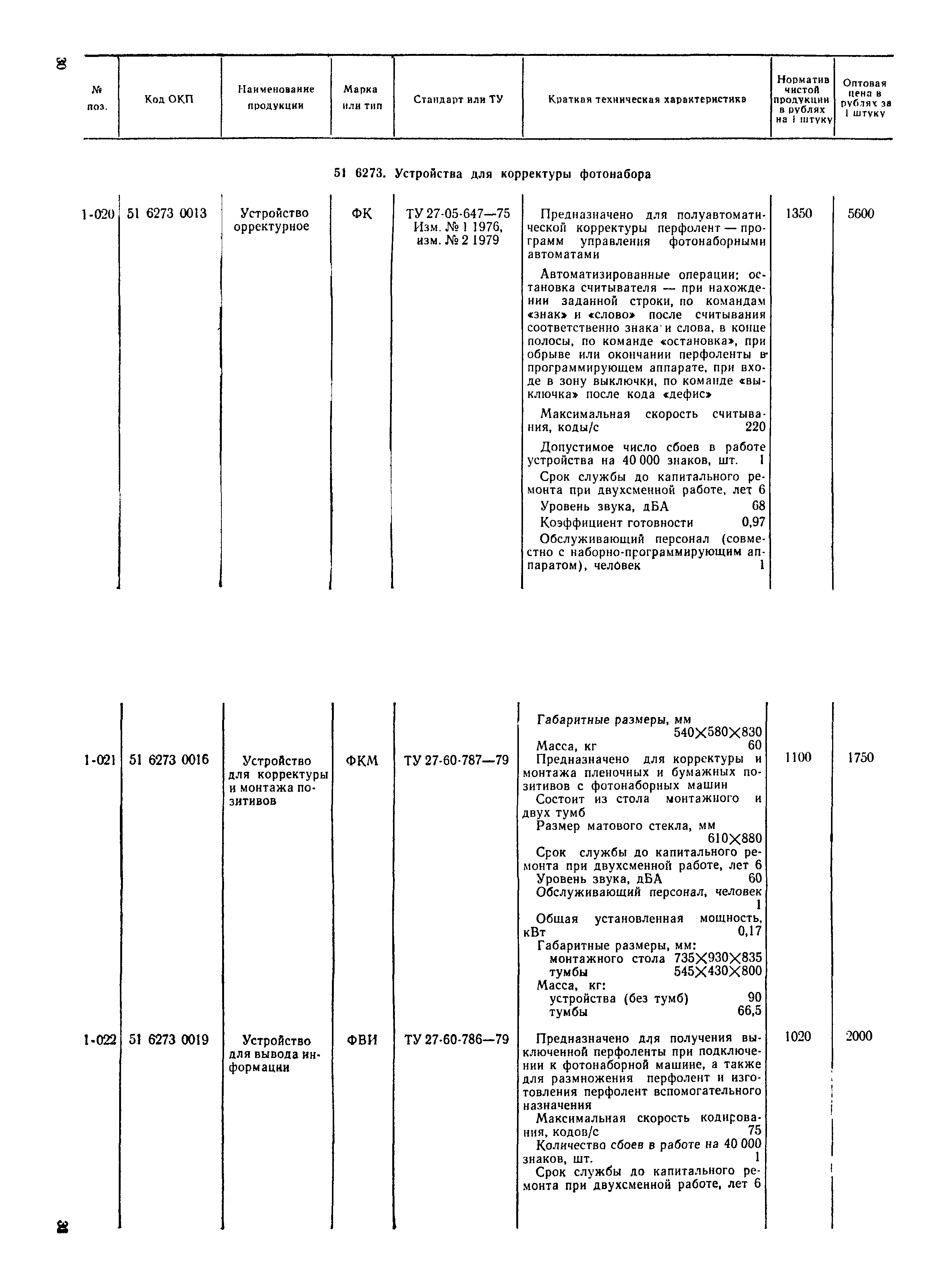 Прейскурант 23-06