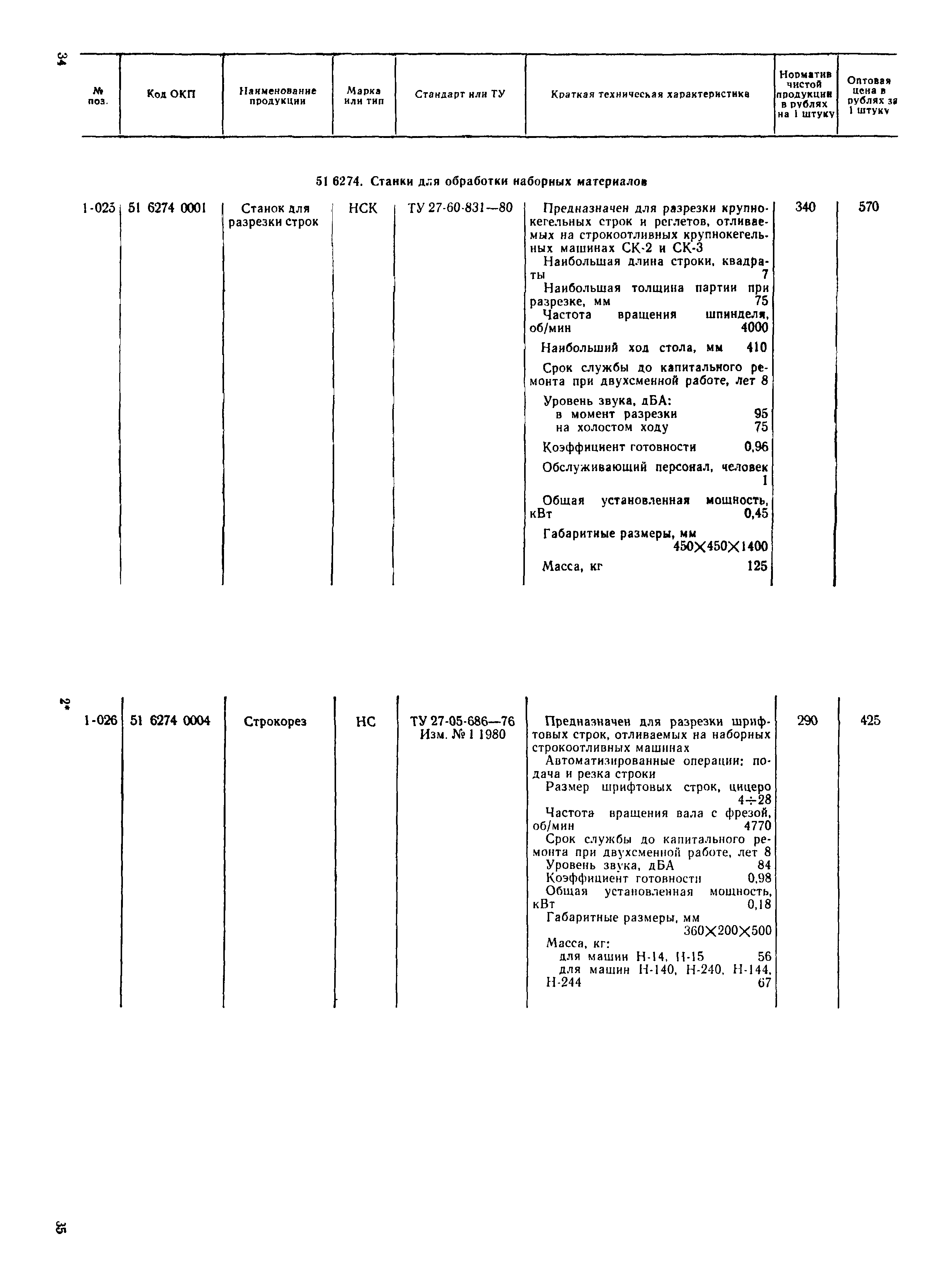 Прейскурант 23-06