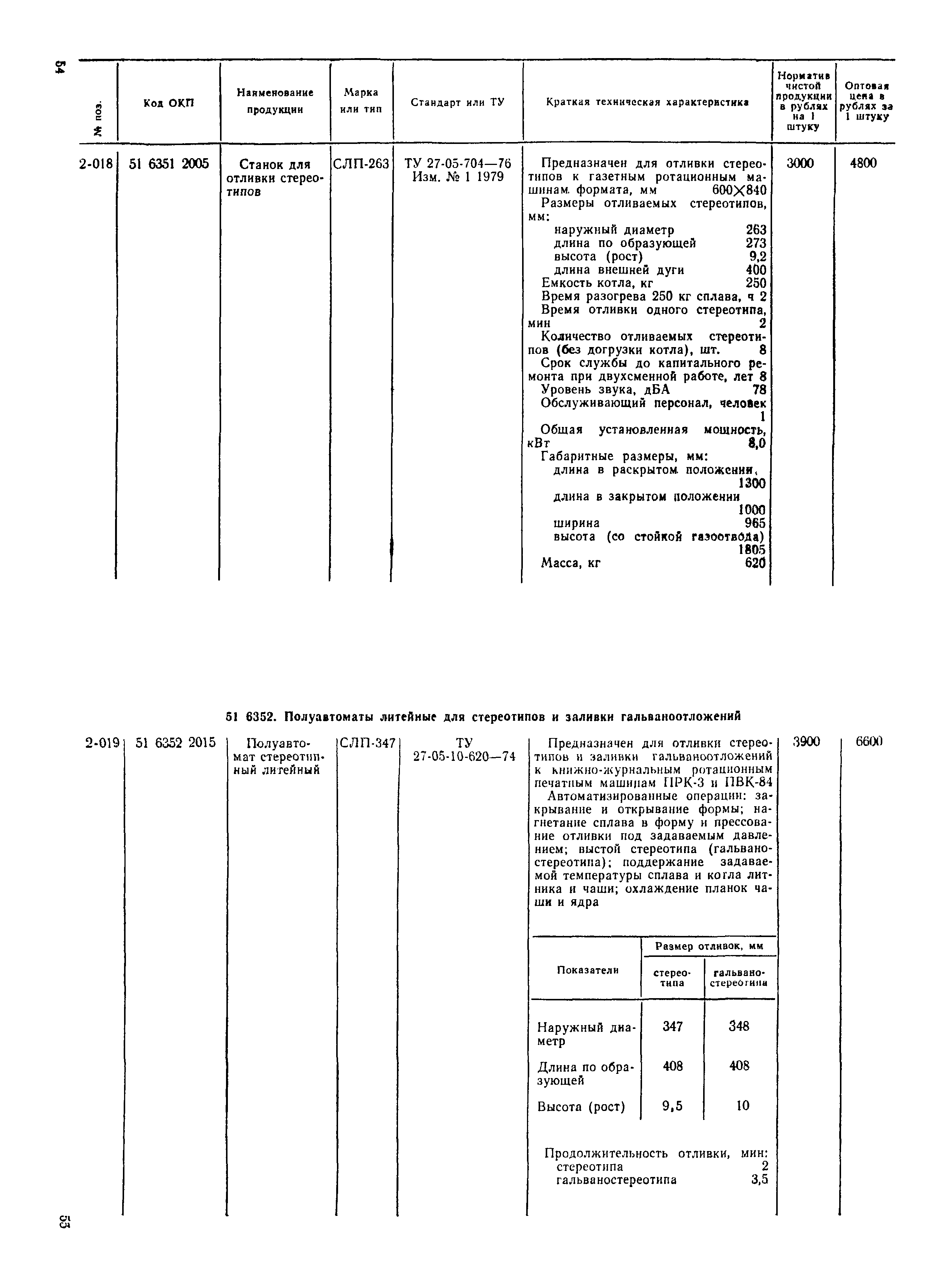 Прейскурант 23-06