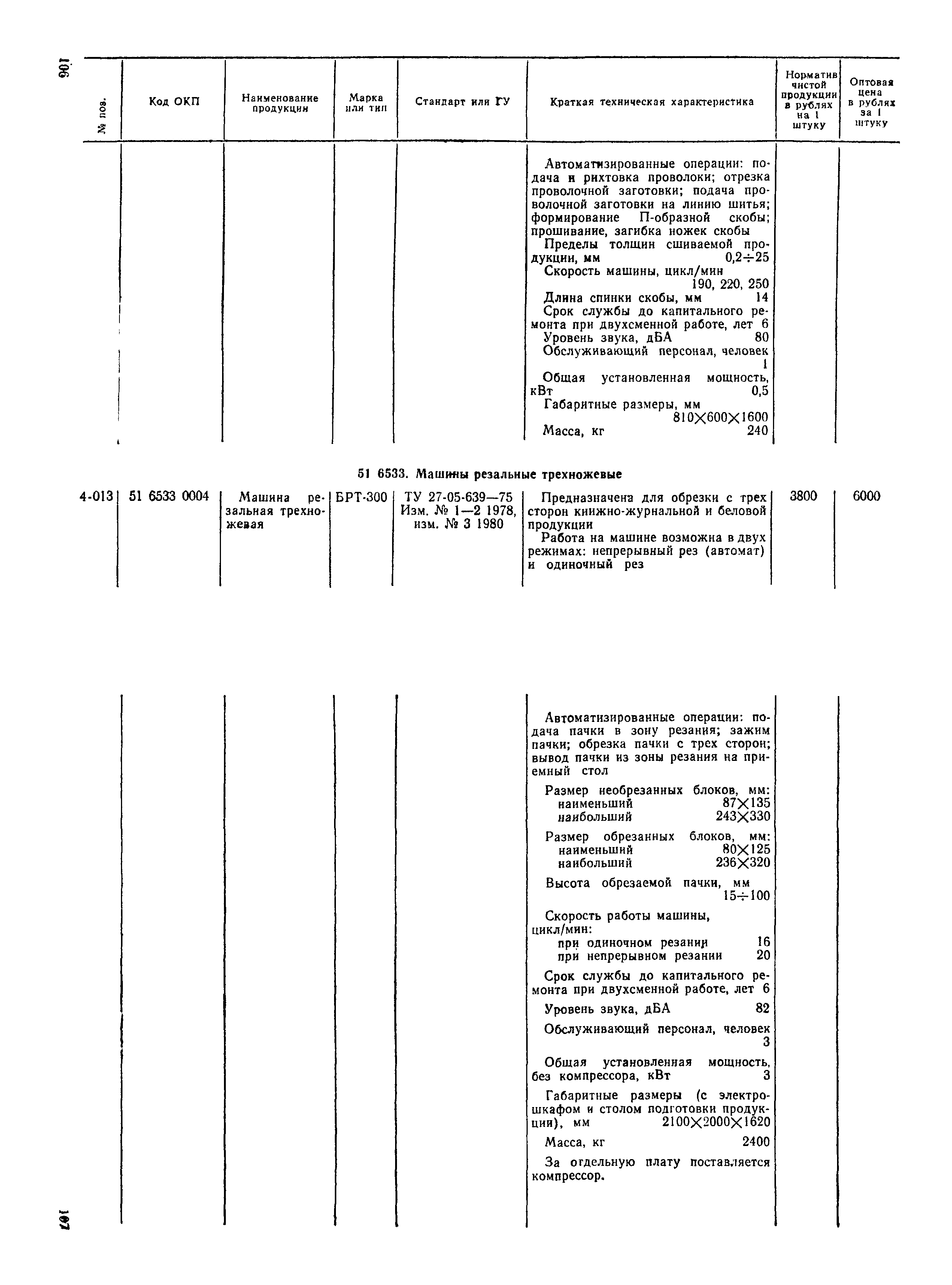 Прейскурант 23-06