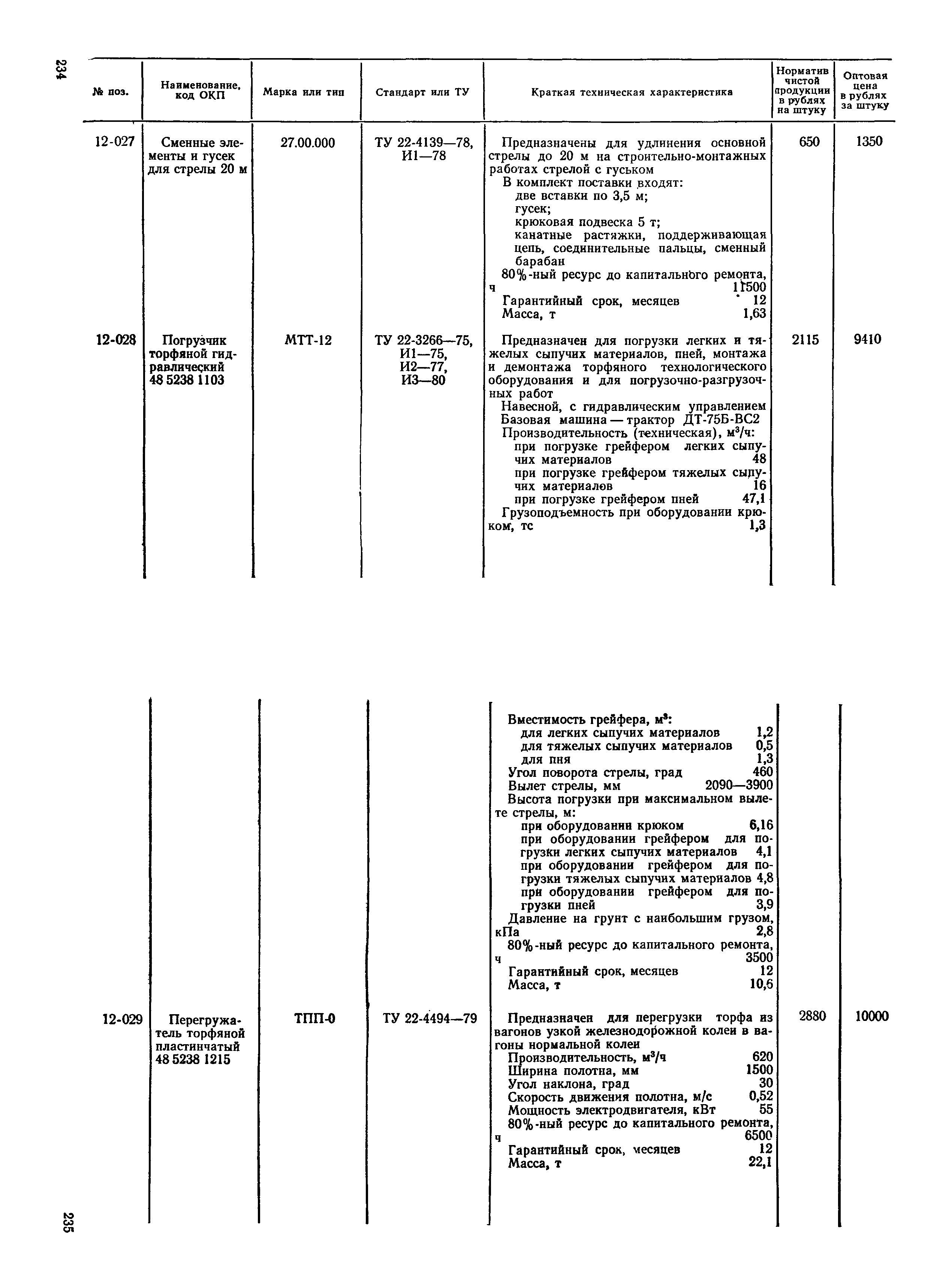 Прейскурант 22-01