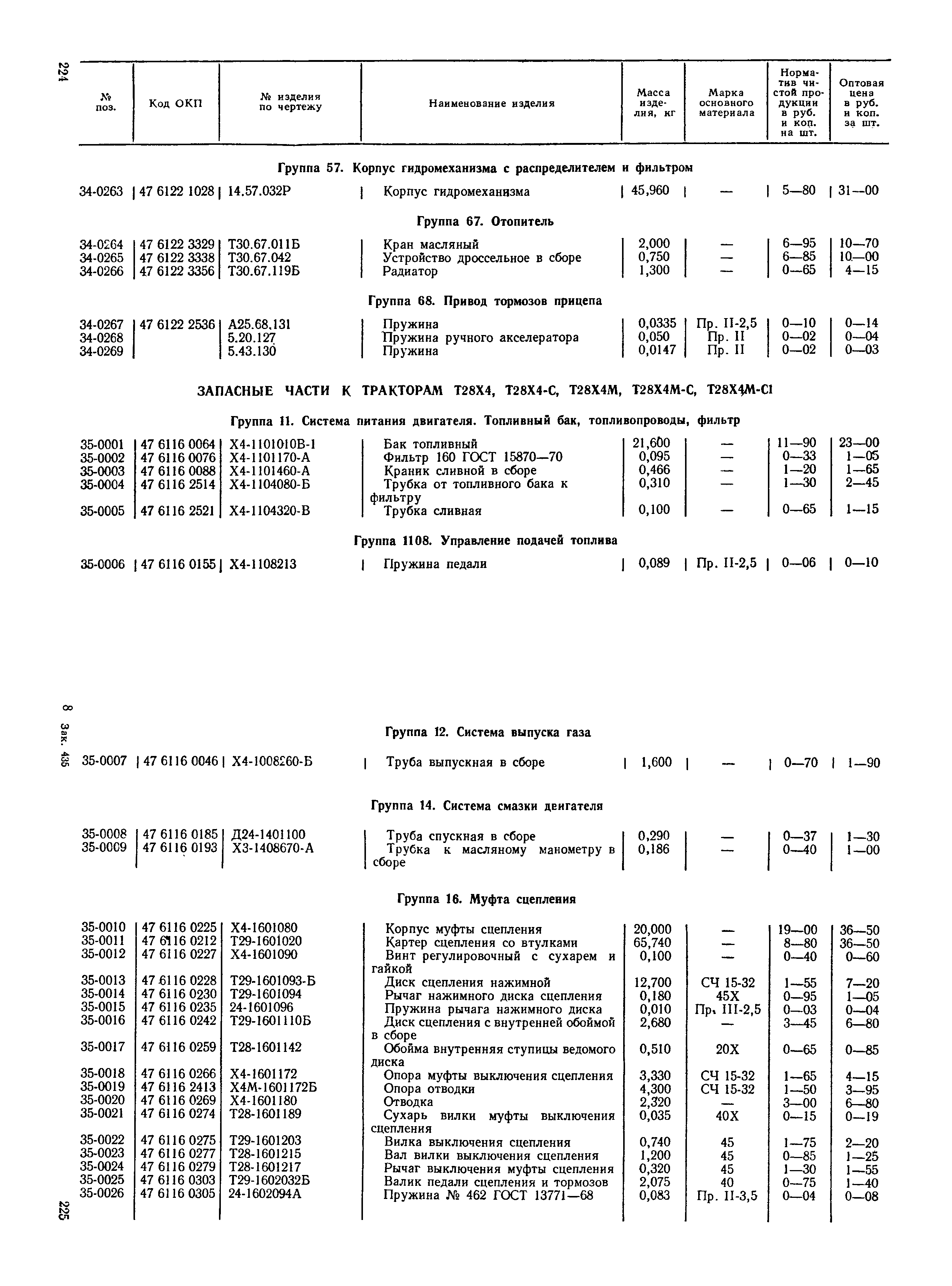 Прейскурант 27-08