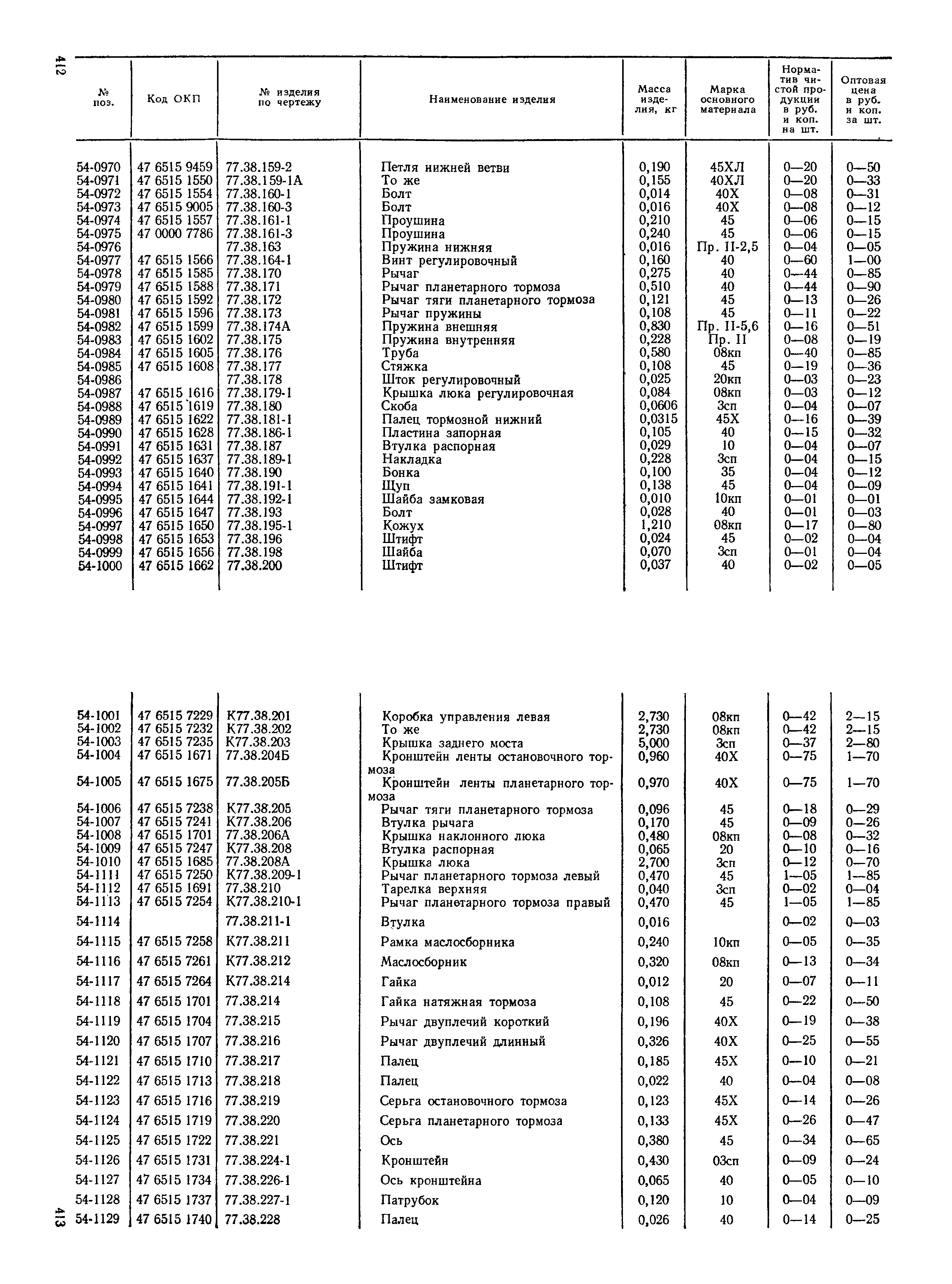 Прейскурант 27-08