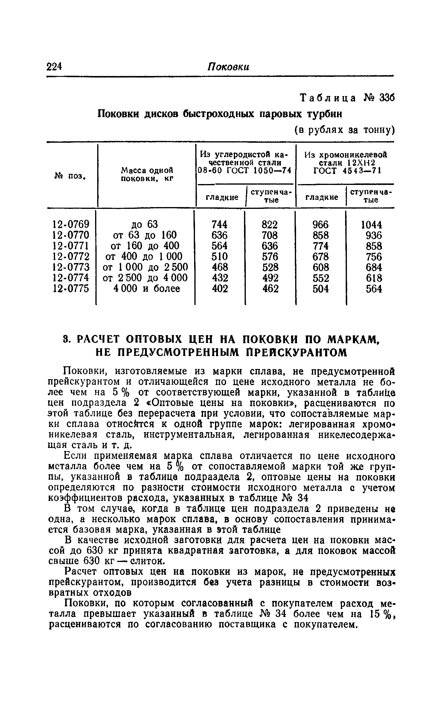 Прейскурант 25-01