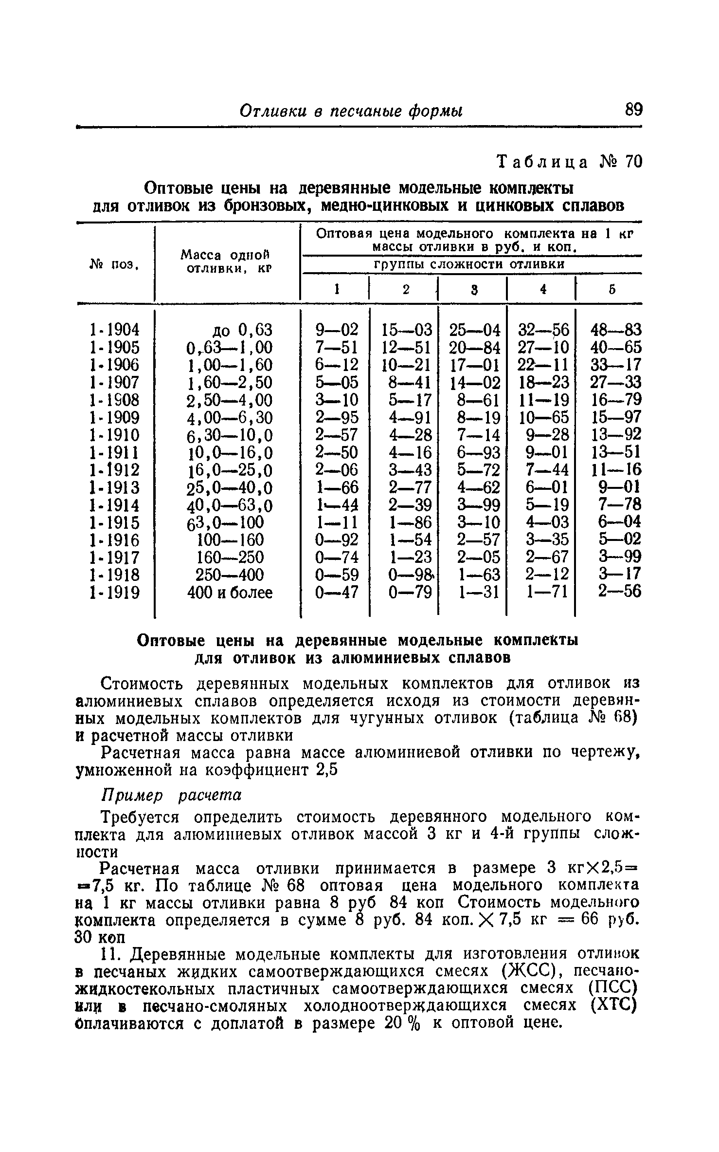 Прейскурант 25-01