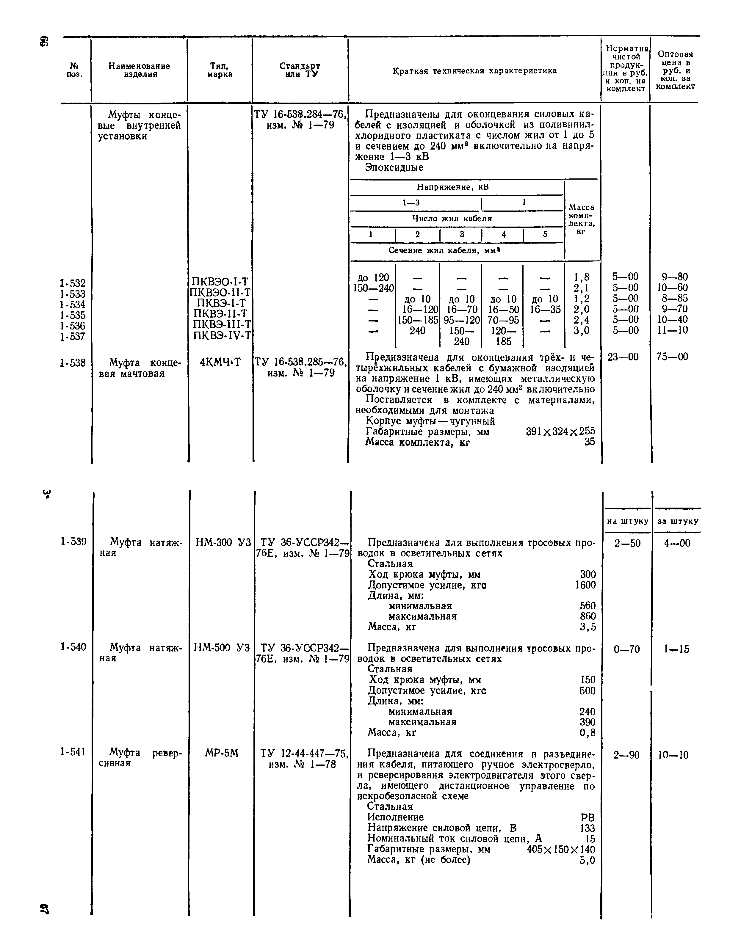 Прейскурант 24-05