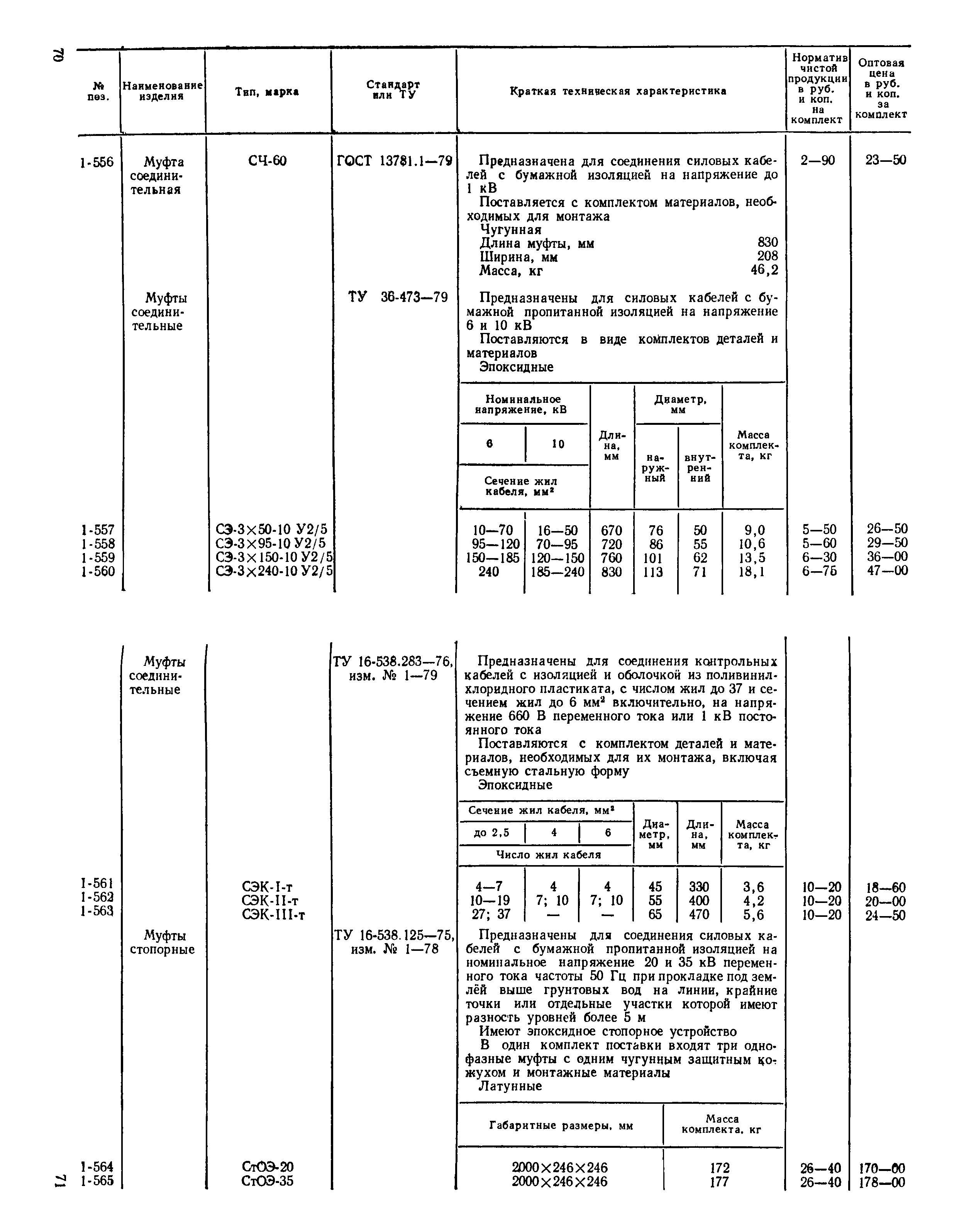 Прейскурант 24-05