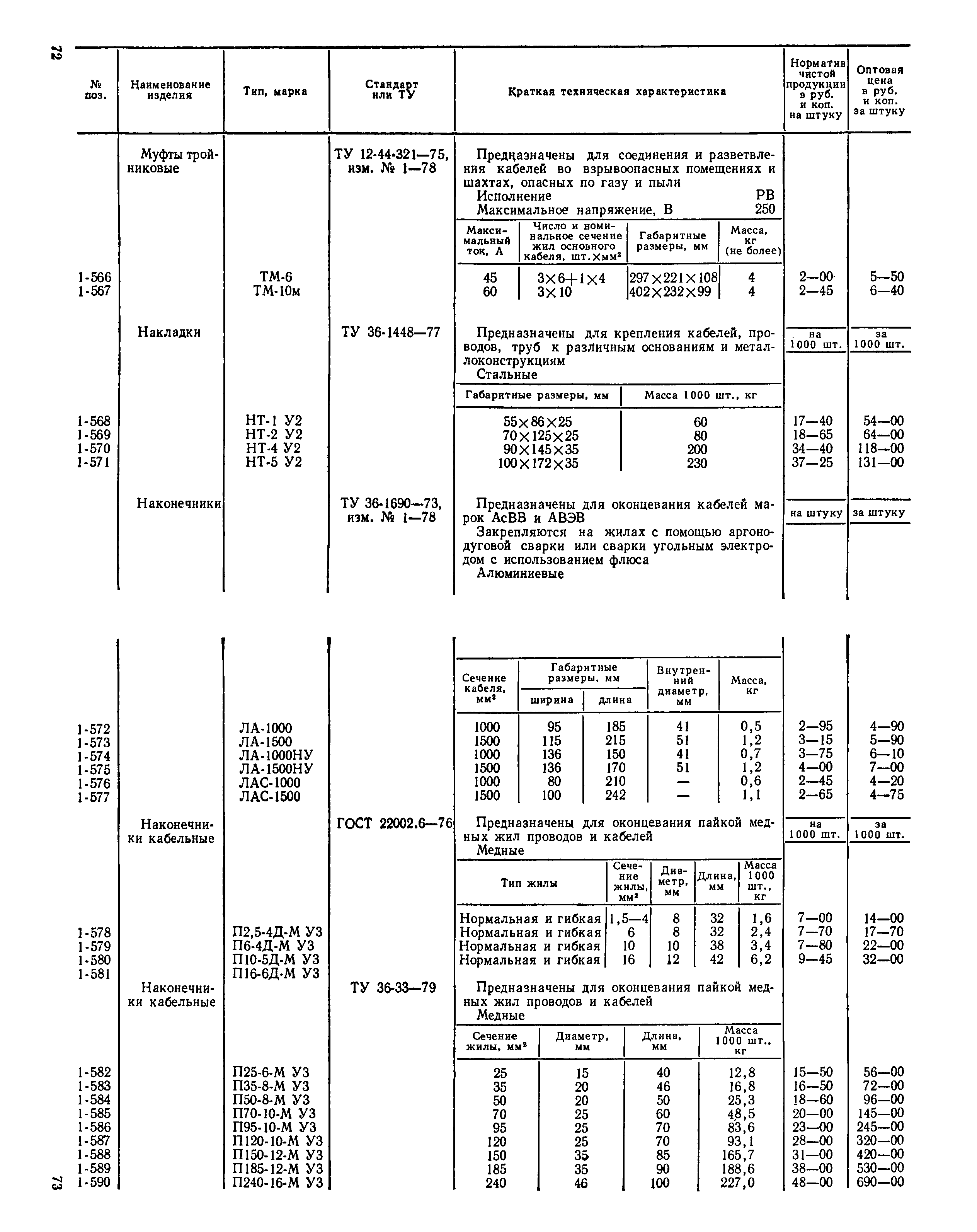 Прейскурант 24-05