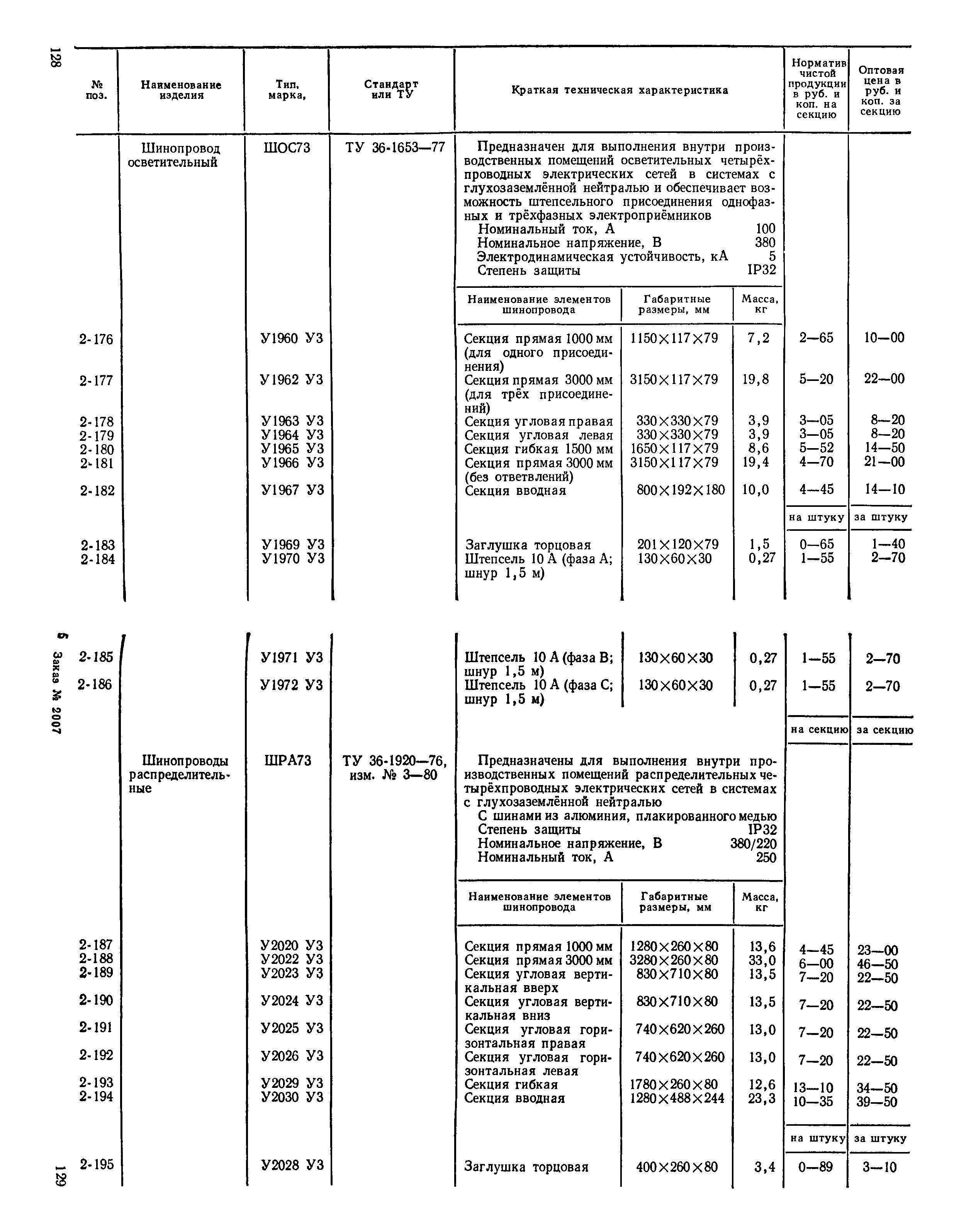 Прейскурант 24-05