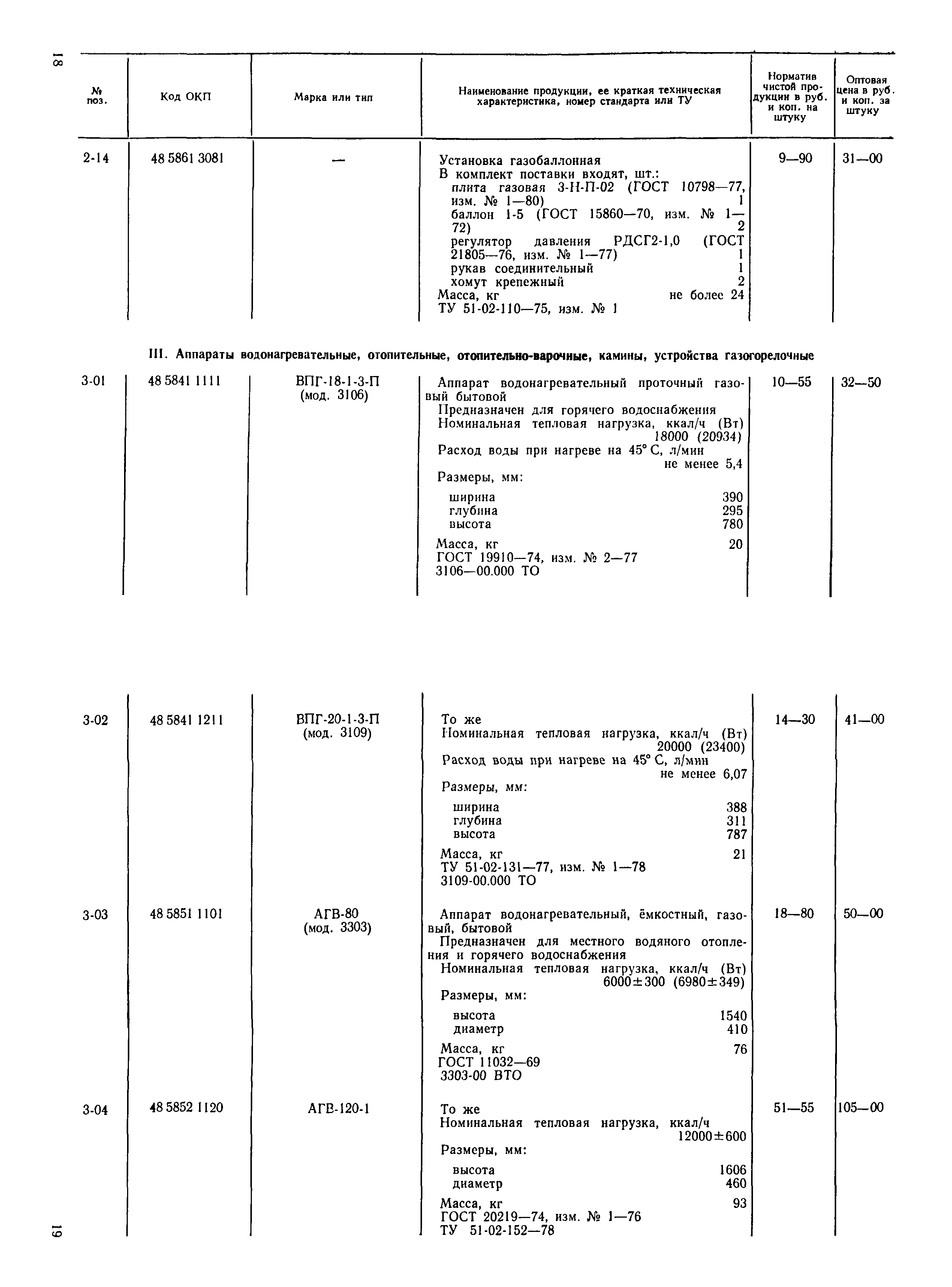 Прейскурант 24-17