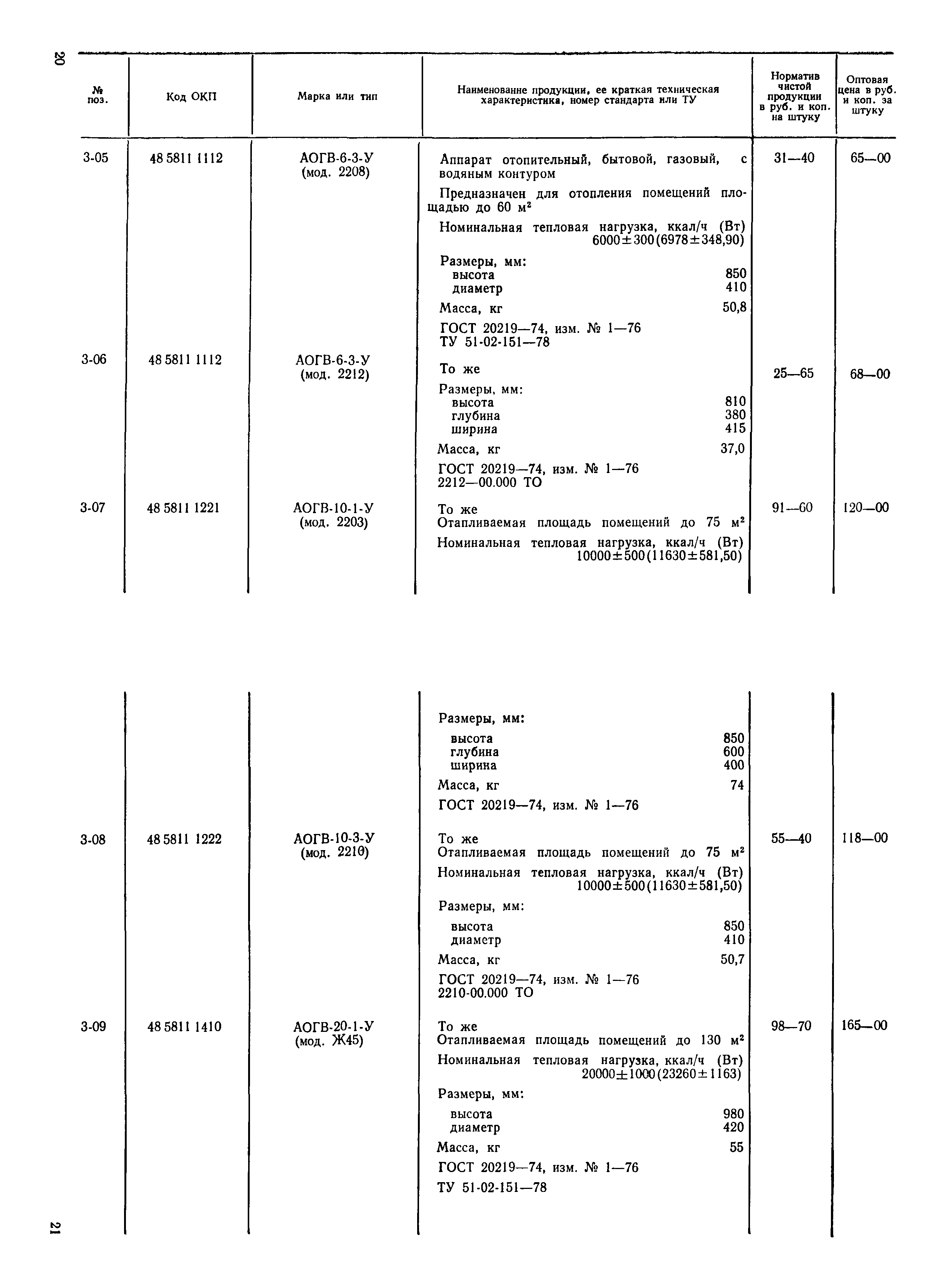 Прейскурант 24-17