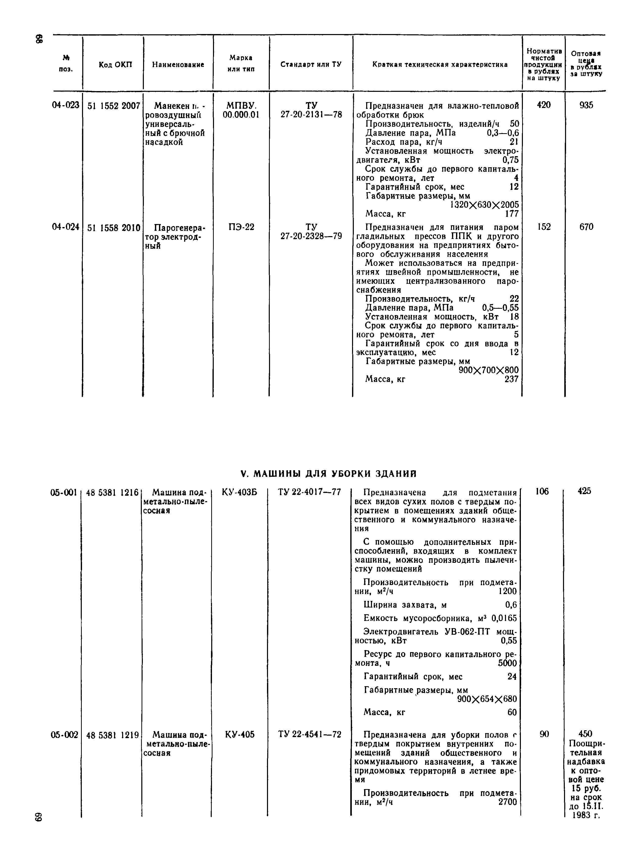 Прейскурант 24-10