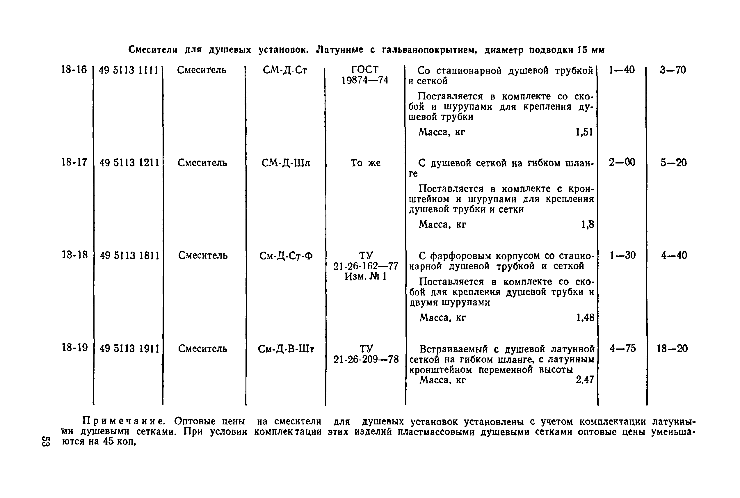 Прейскурант 24-07