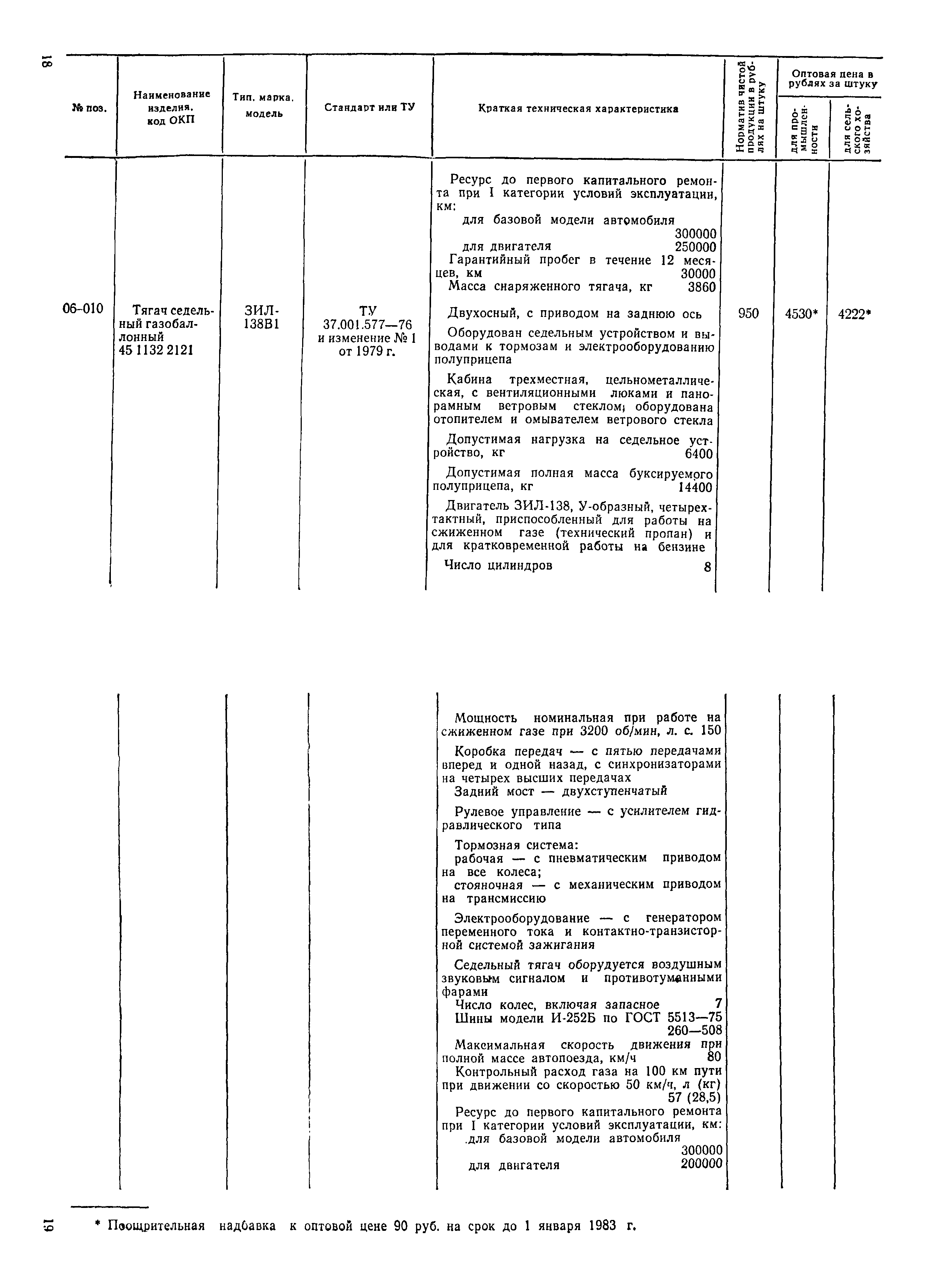 Прейскурант 21-01