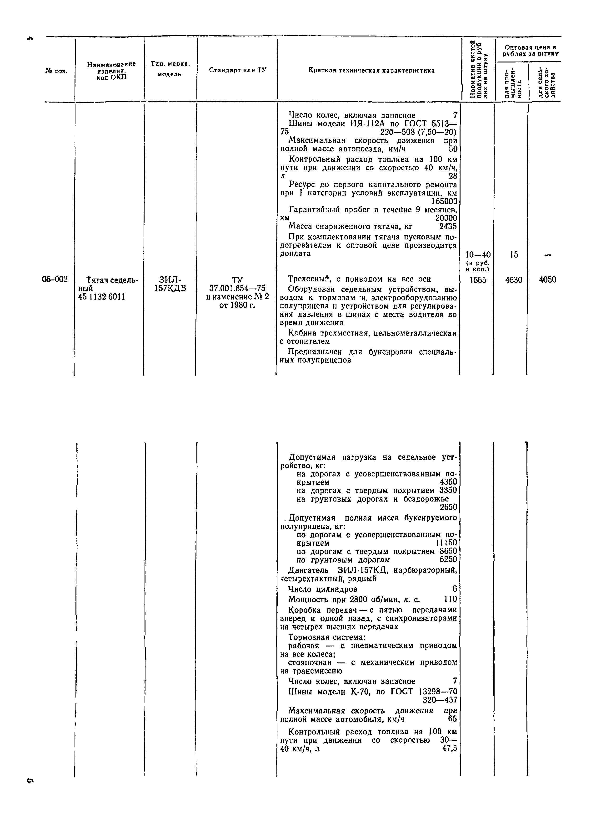 Прейскурант 21-01