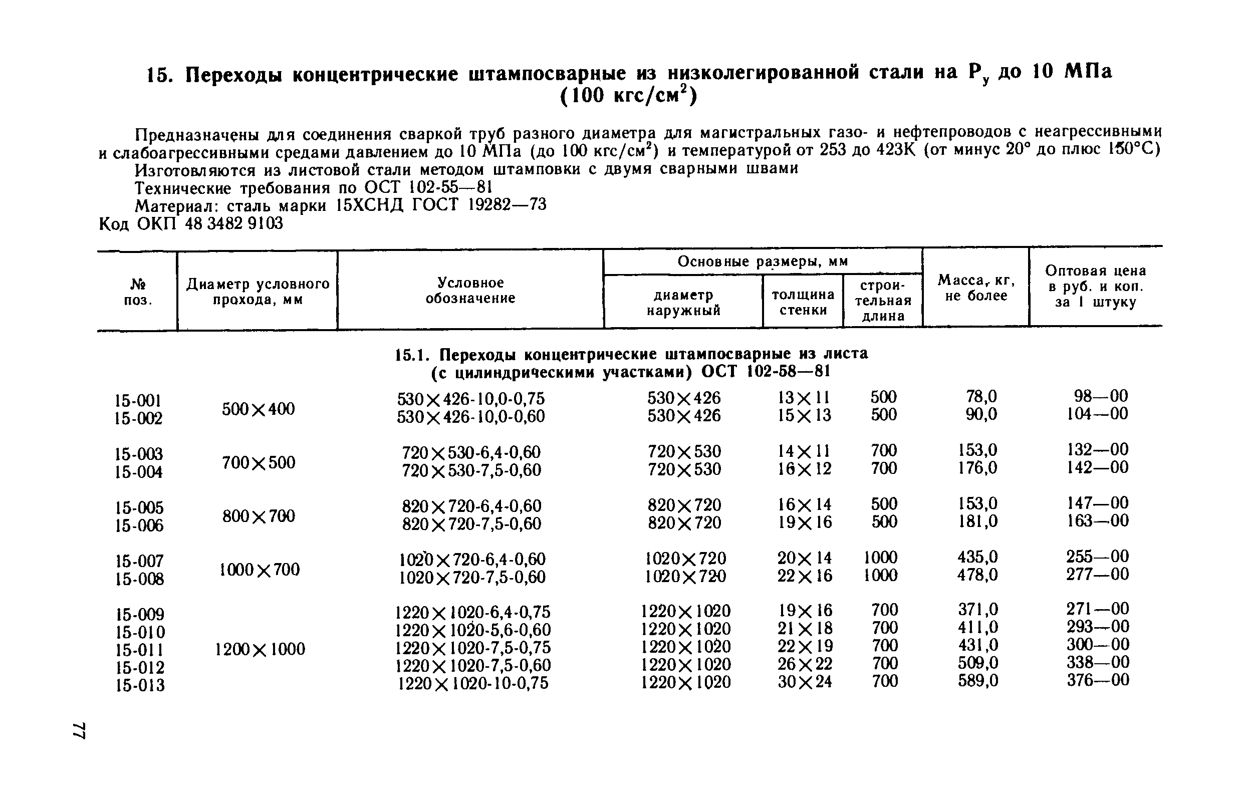 Прейскурант 23-10-29